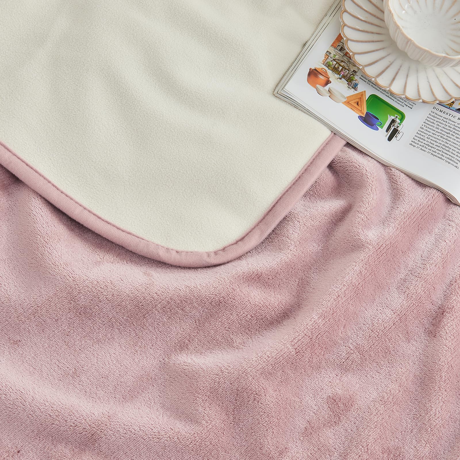 Yaning Waterproof Blanket 80''X90'' For Adults, Reversible Waterproof Bed Cover For Dogs Cats Pets, Soft Leakproof Blanket For B