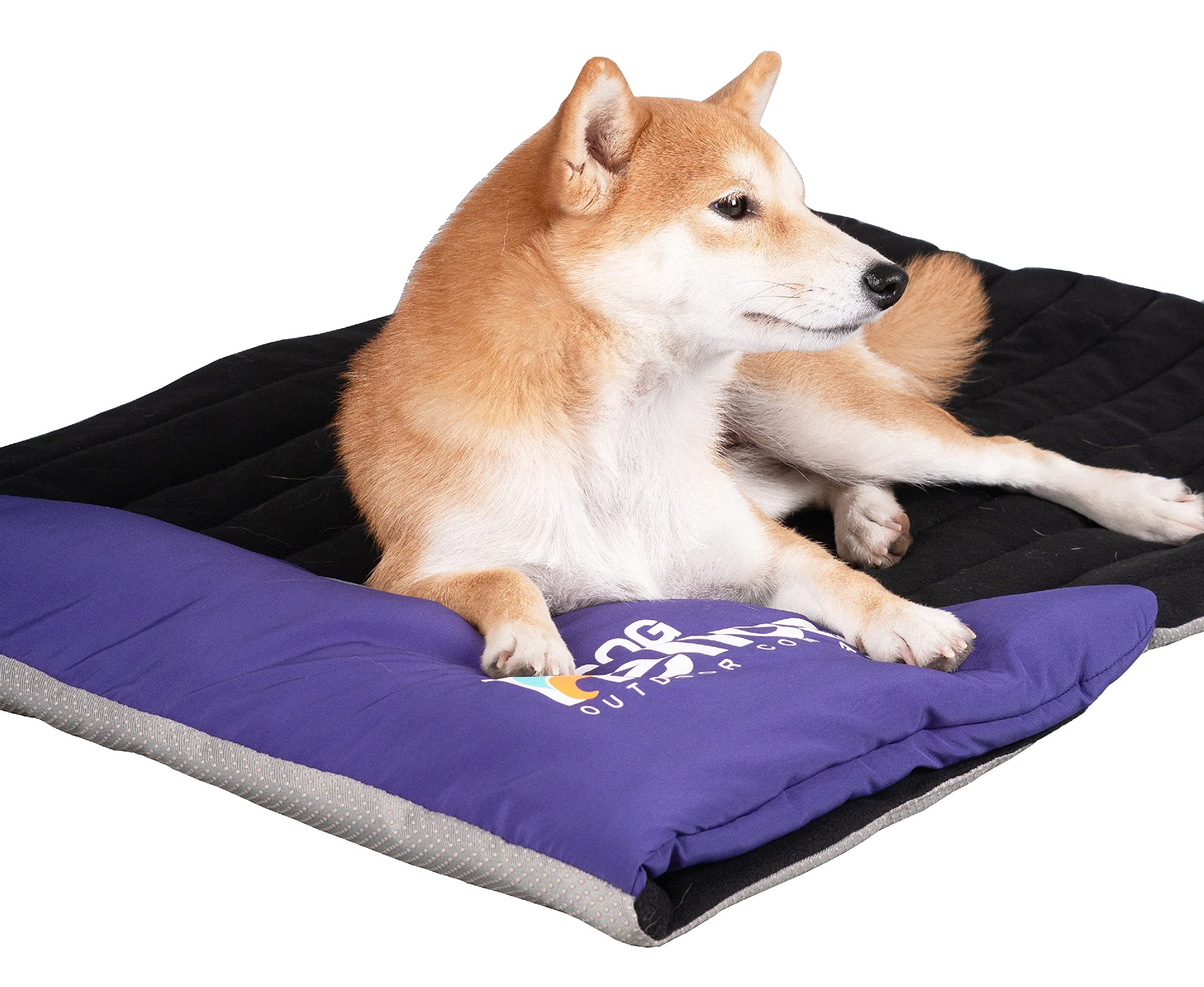 Dog Helios Expedition Sporty Travel Camping Pillow Dog Bed, Purple