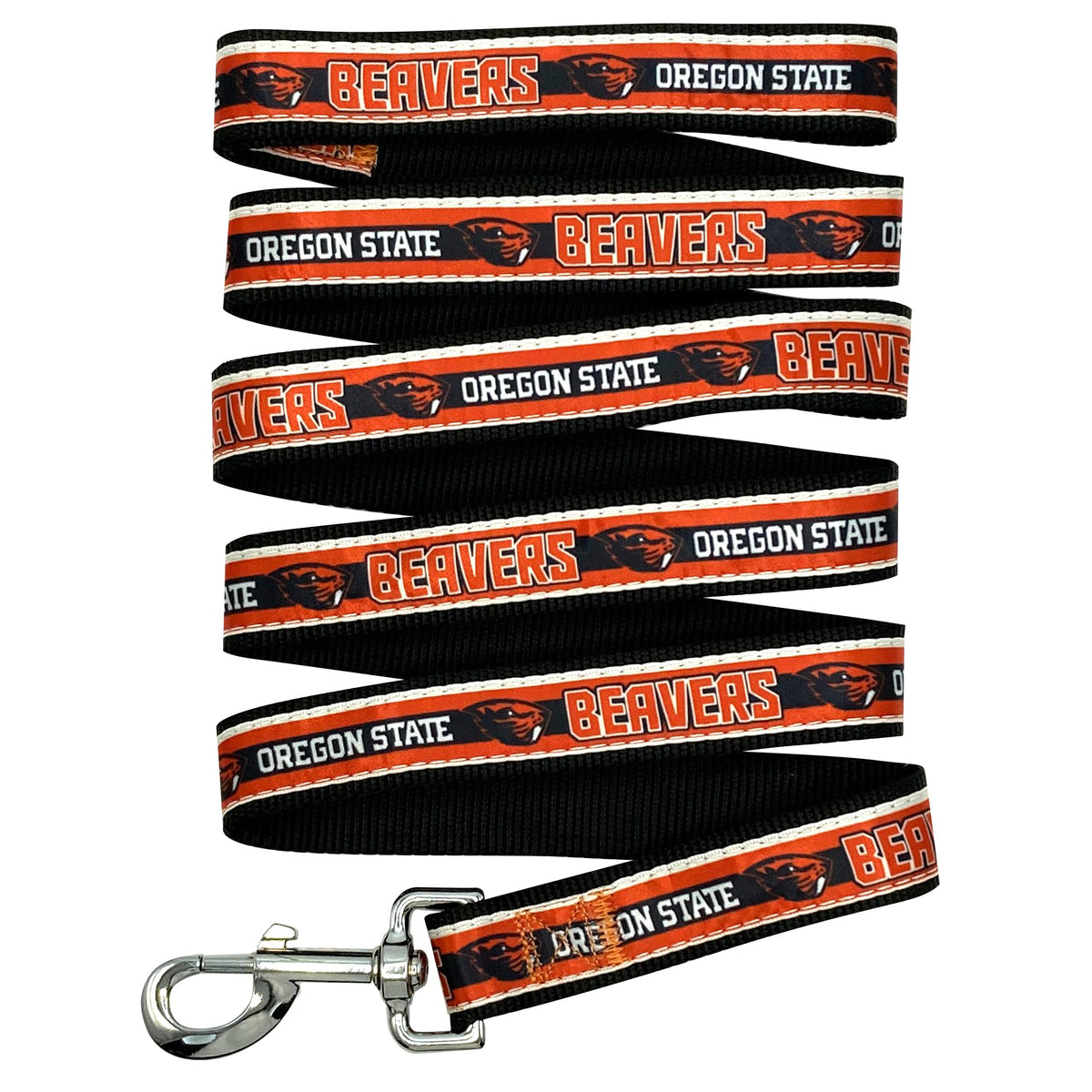 Pets First Collegiate Pet Accessories, Dog Leash, Oregon State Beavers, Medium