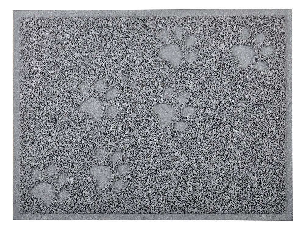 Cat Litter Box Debris Catcher Mat 16X12 Inches,4 Colors Available (Gray)