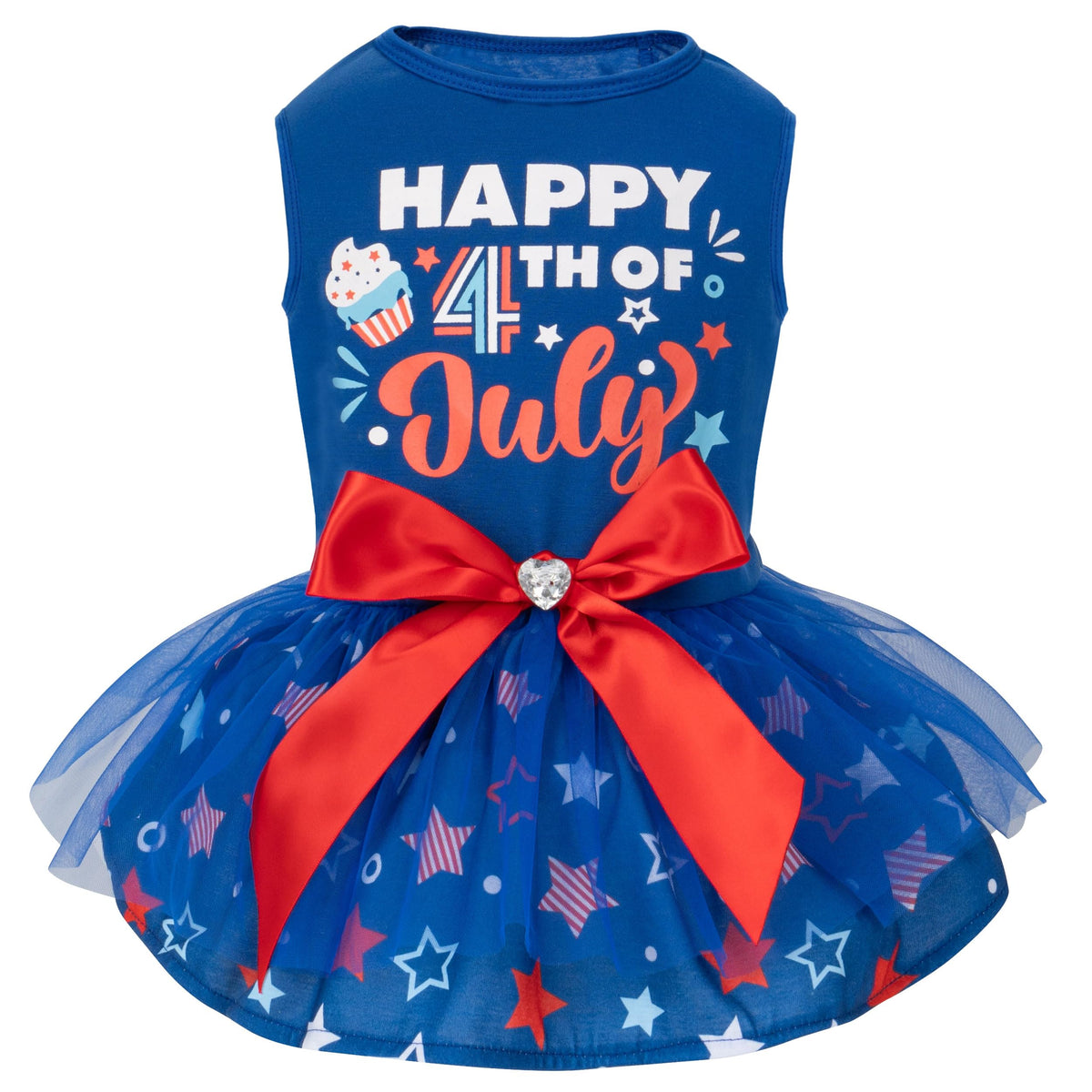 Cyeollo 4Th Of July Dog Dress Dog Clothes Tulle Skirts For Small Dogs   Petocart