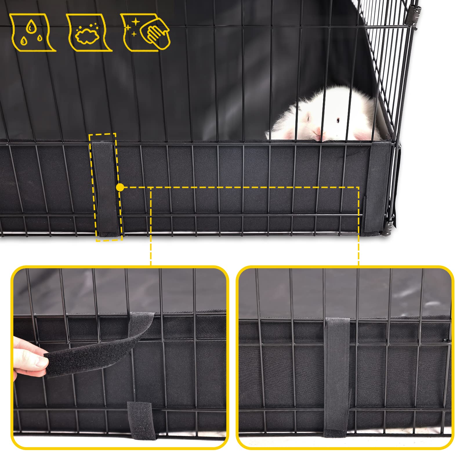 Pet Playpen, Small Animal Cage For Rabbits, Guinea Pigs, Ferret, Indoor Use