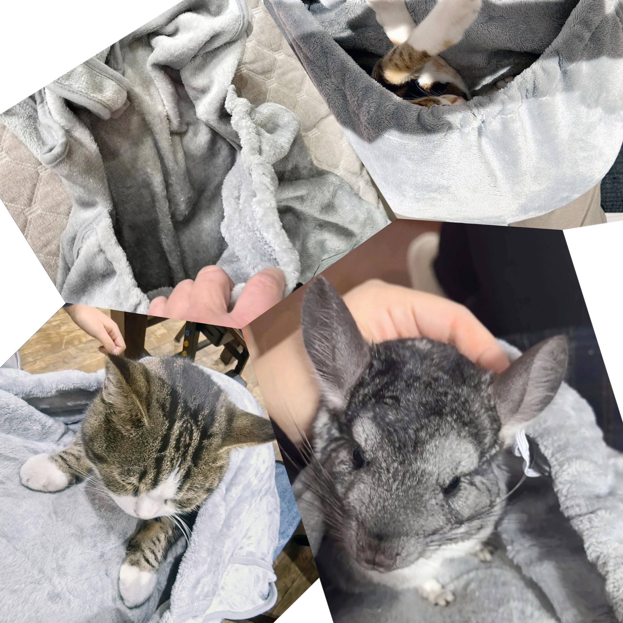 Pet Plush Carrier Apron With Adjustable Sleeping Bag Hands Free Sling Holder Cat Carrying Bonding Pouch For Small Dogs And Cats