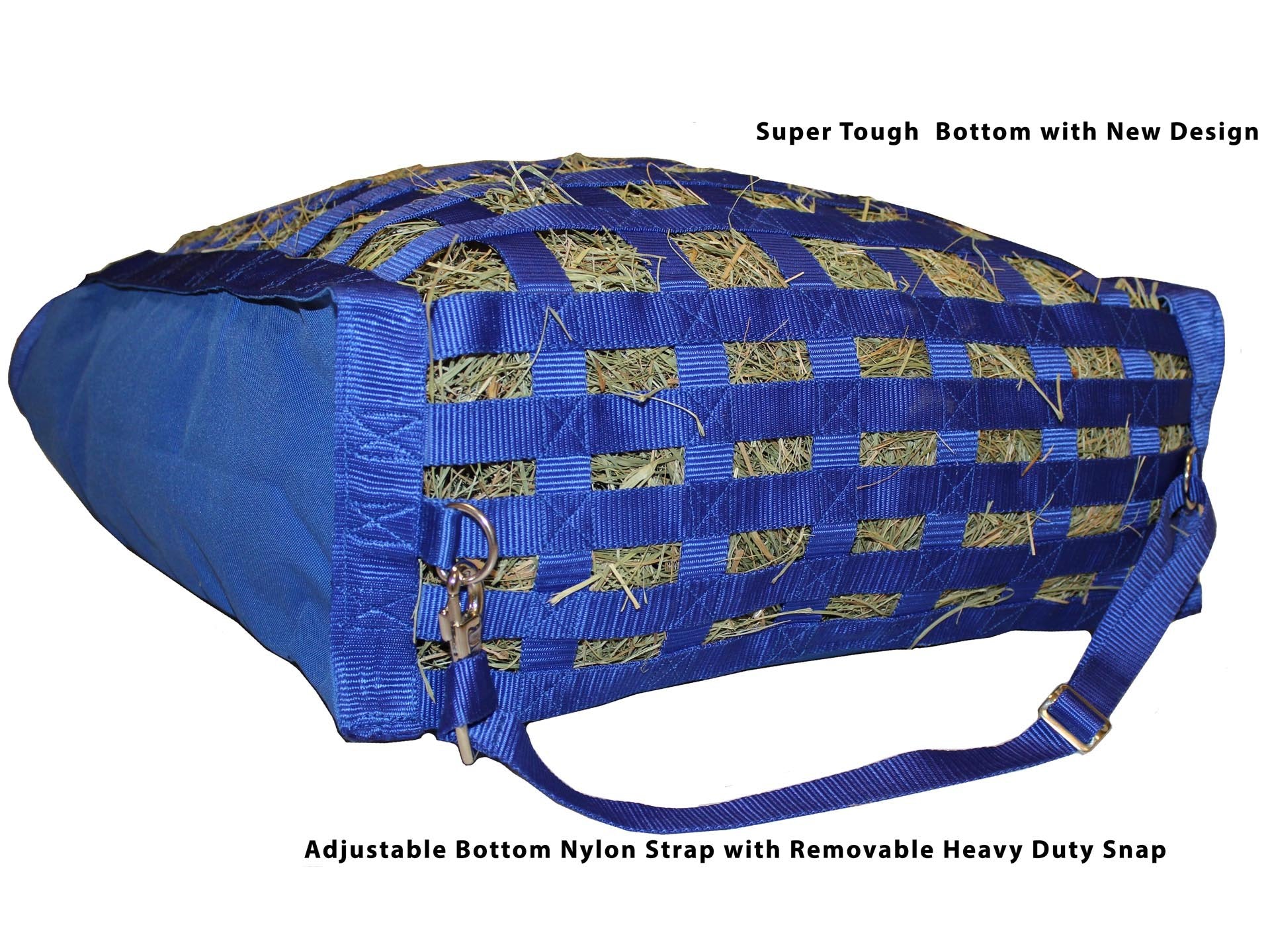 Derby Originals Front Web Slow Feeder Horse Hay Bag Super Tough Bottom with 6 Month Warranty