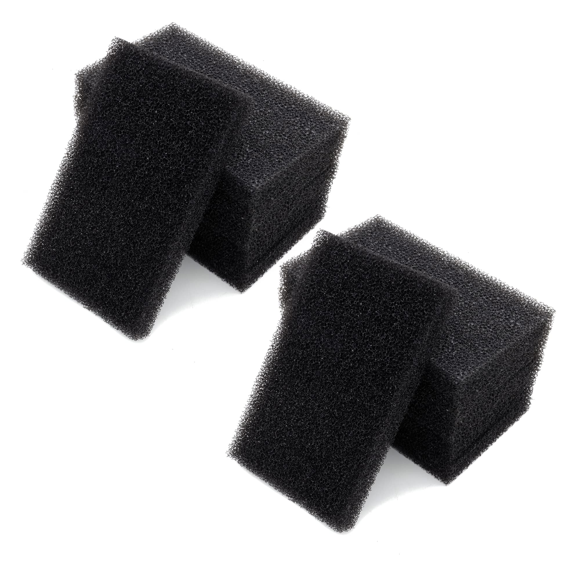 Afacygn Aquarium Bio Filter Media Sponge, 6.28 X 4 X 0.78 Inch 12 Pack Cut-To-Size Foam For Aquarium Fish Tank