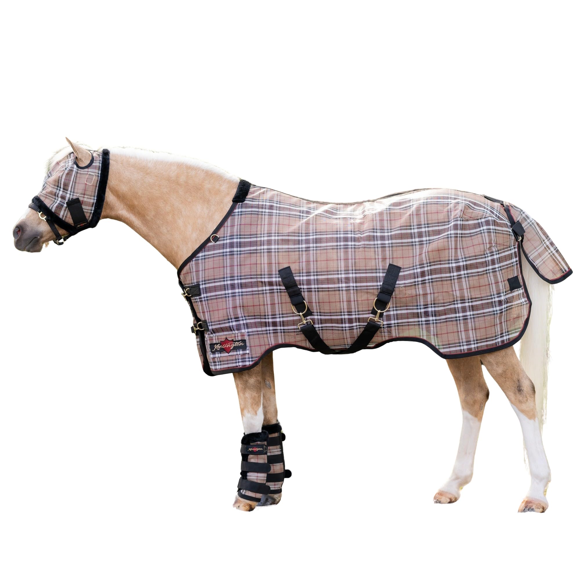 Kensington Breathable And Uv Protective Sheet Surefit All Season Protection For Horse - 60'', Deluxe Black