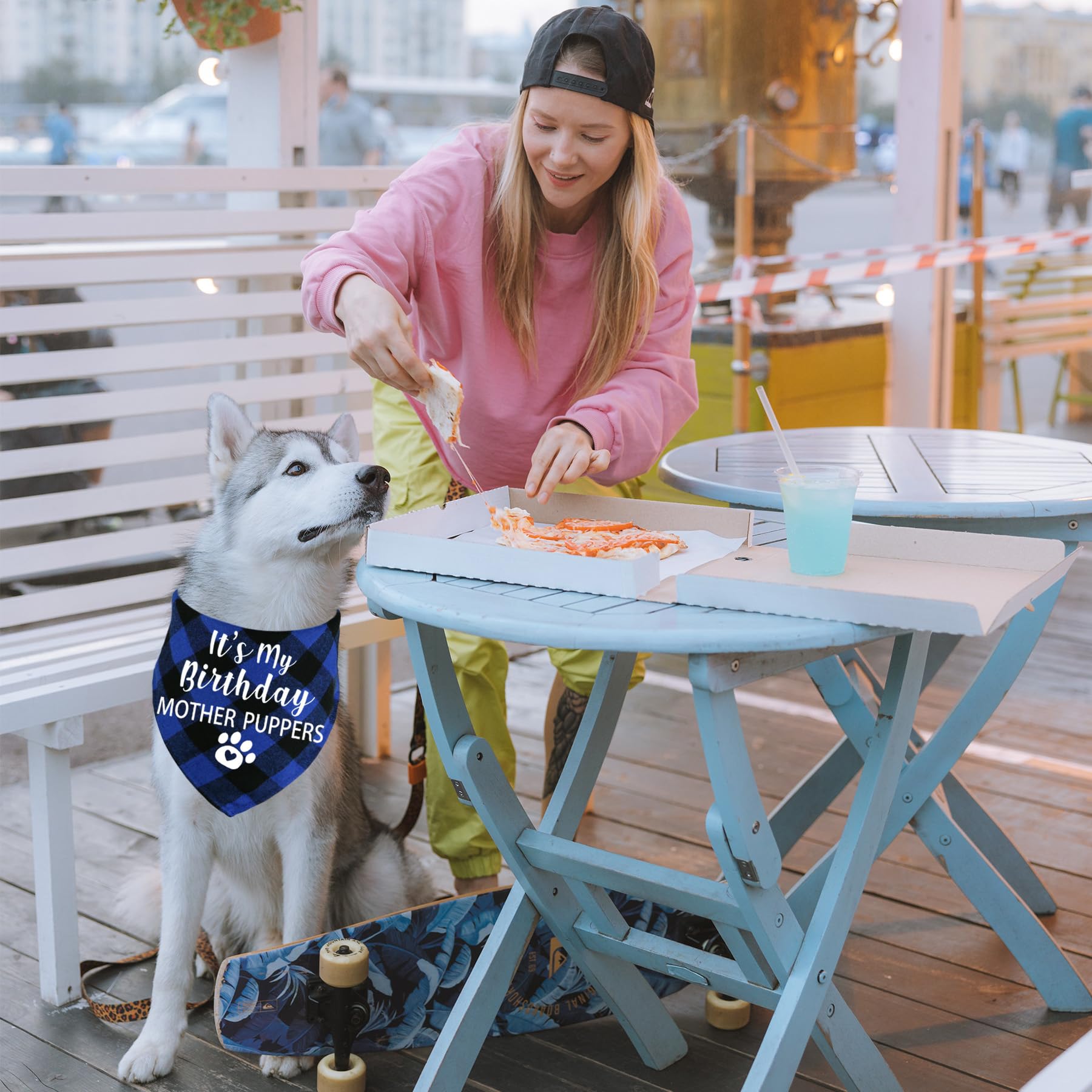 Stmk Dog Birthday Bandana, It' S My Birthday Mother Puppers Multi Sizes Dog Birthday Boy Bandana For Small Medium Large Dogs Cat