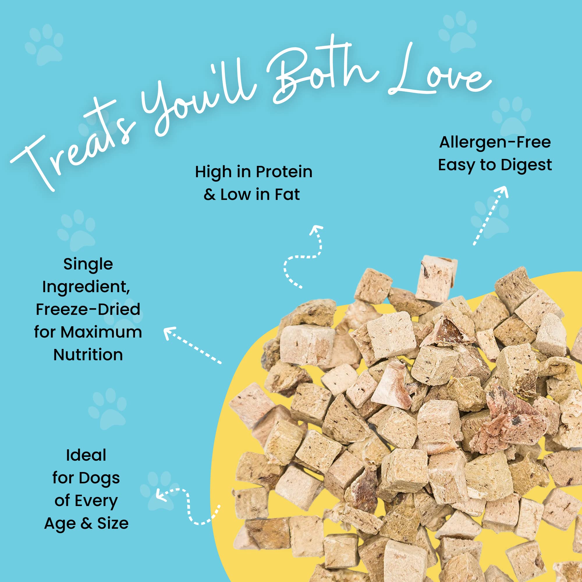 hotspot pets Freeze Dried Beef Liver Treats for Cats & Dogs - 1LB Big Bag- Made in USA,Single Ingredient, All Natural Grain-Free
