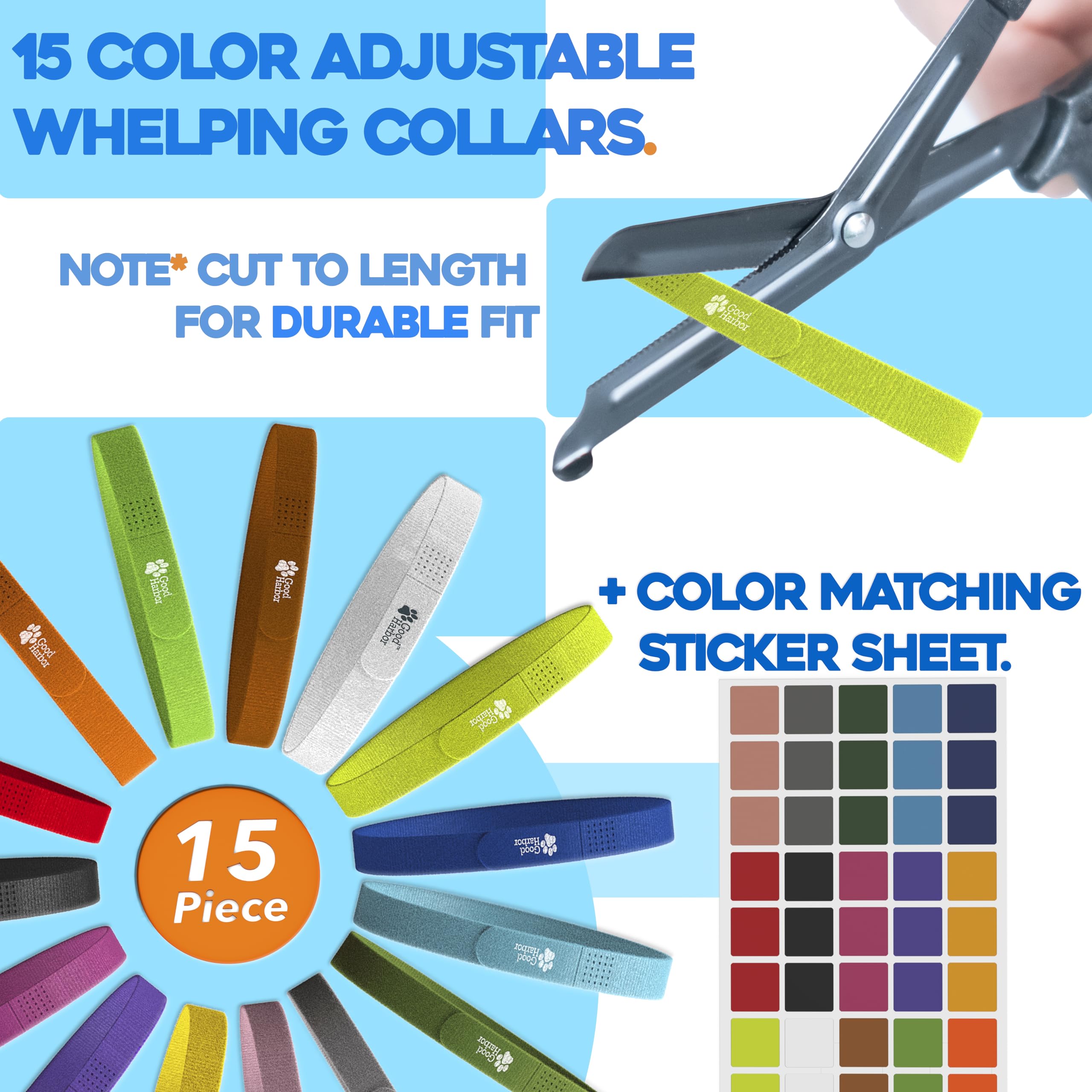 Goodharborpet|Puppy Whelping Essentials Kit For Newborn Dogs | Vaccination Record Cards, Thermometer, Umbilical Floss, And Supplies For Pets