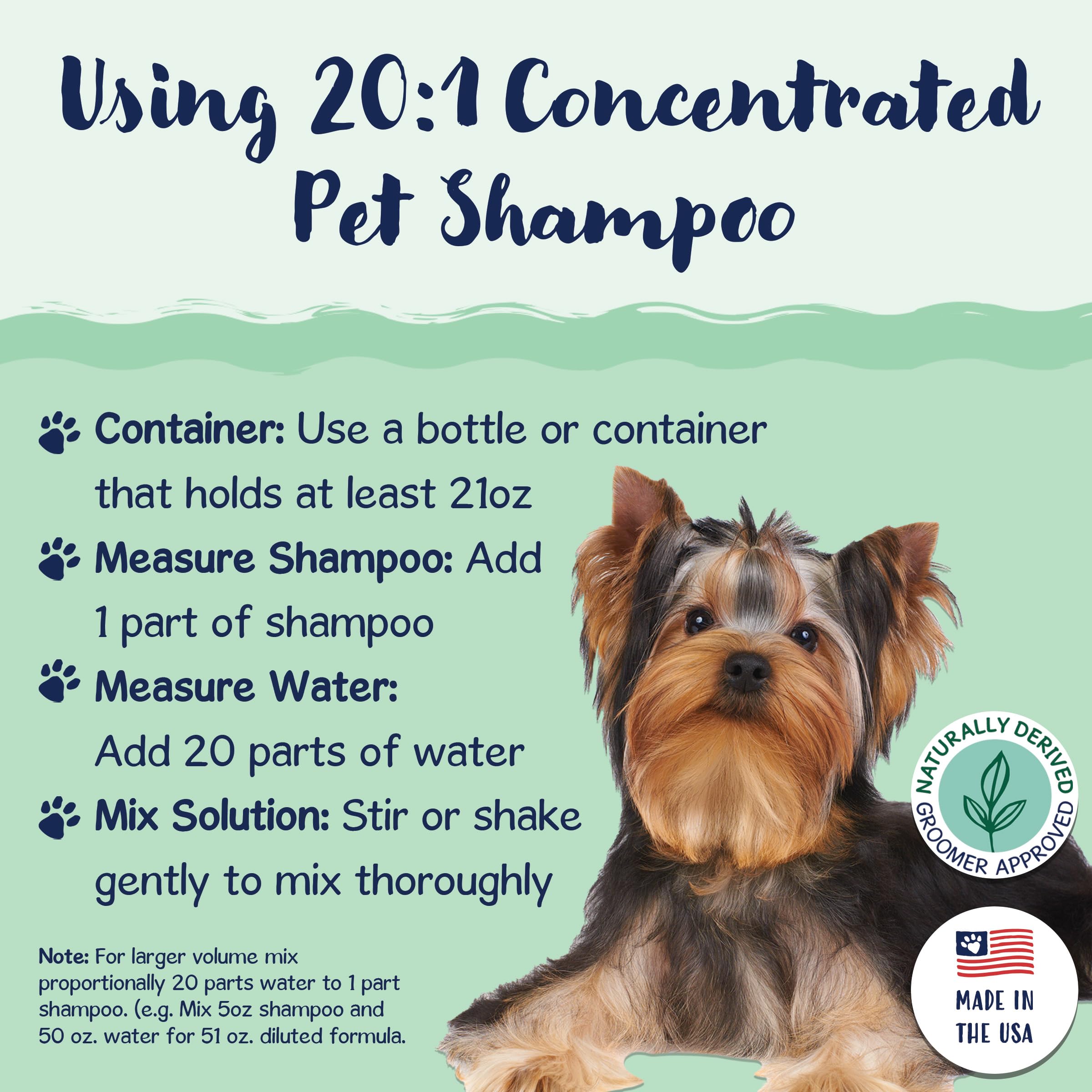 Bobbi Panter Itchy Dog Shampoo For Soothing Skin Relief, Naturally Derived Ingredients, Tear-Free, Salt-Free, Paraben-Free, Ph-Balanced, 20:1 Concentrated Formula, Green Apple Scent, 13 Oz.