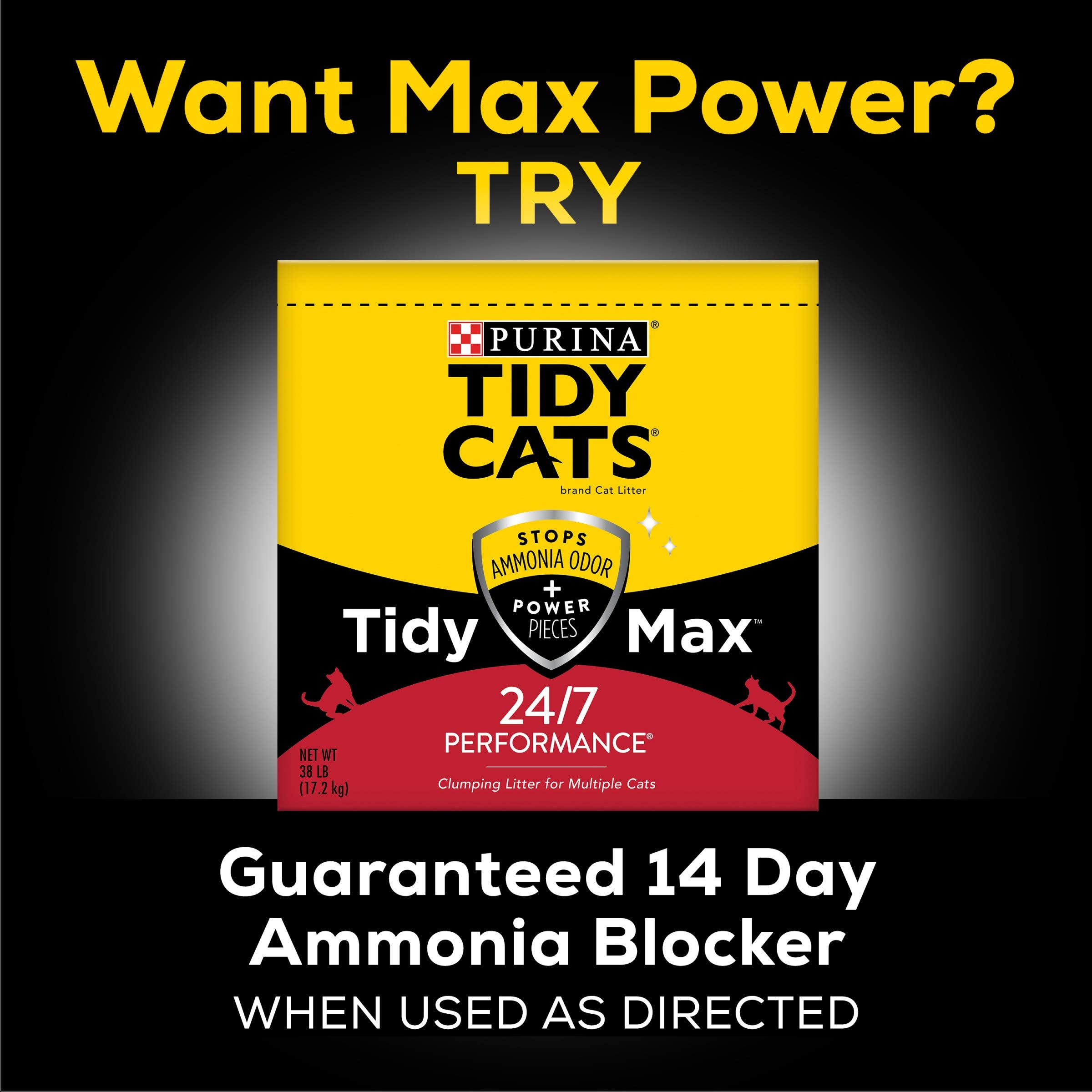 Tidy Cats Scoop Cat Litter Box, For Multiple Cats, 20 Lbs