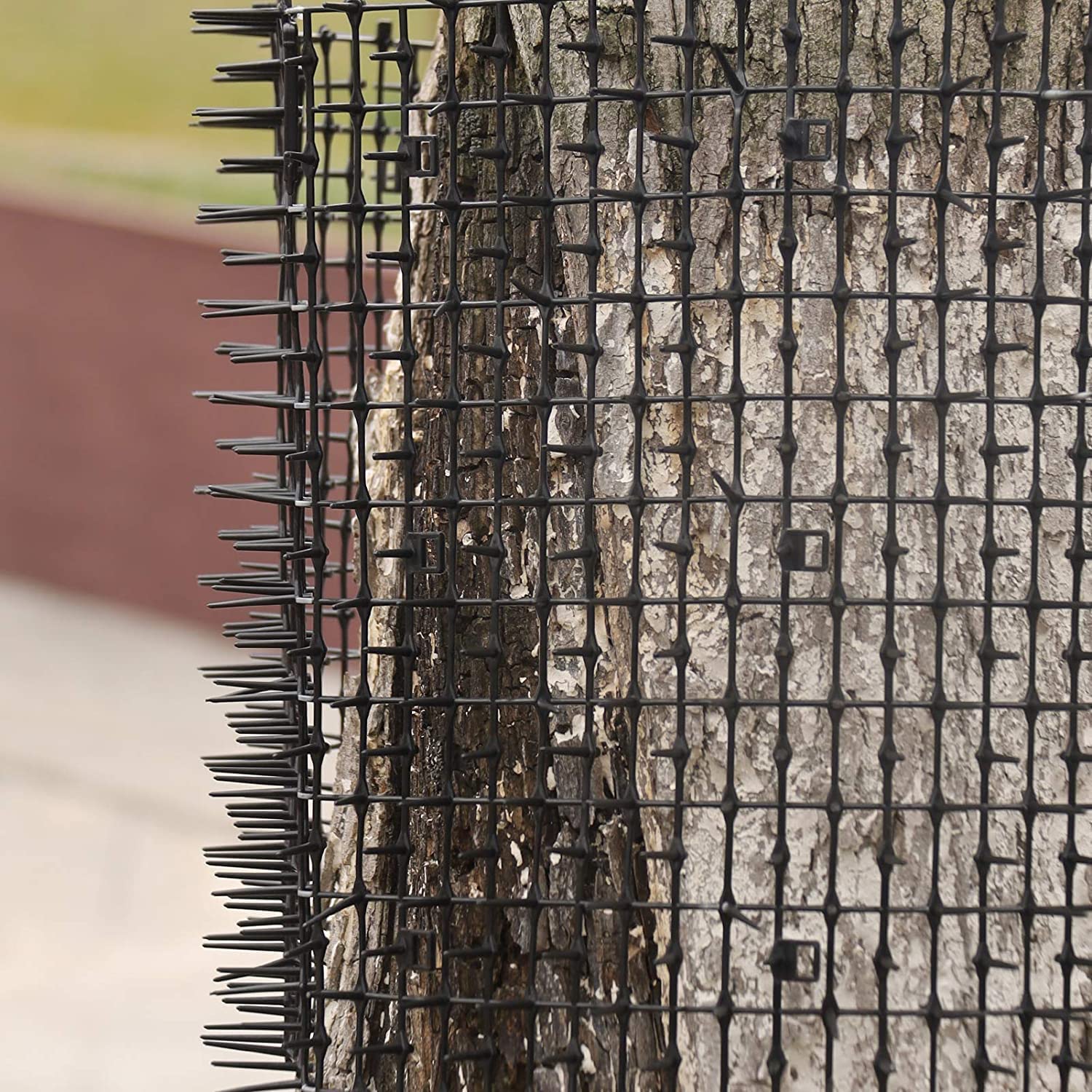 Oceanpax 2Pcs 6.5Ft Cat Scat Mat With Spikes, Prickle Strips Network Digging Stopper Outdoor Spike Deterrent Mat, 78 Inch X 11 I