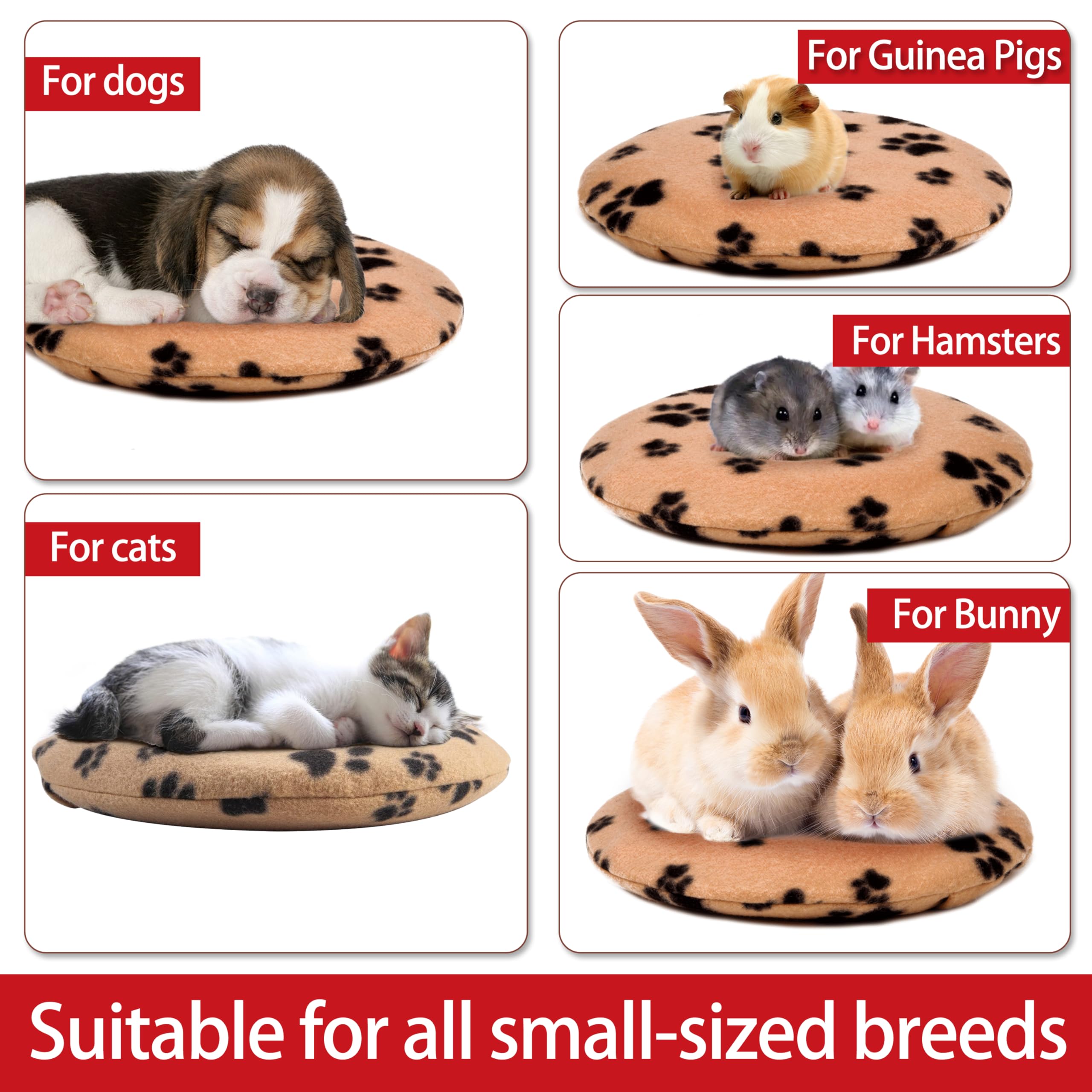 Original Pet Heating Pad Microwave, Snuggle Warming Safe Outdoor Newborn Kitten Puppy Pet Bed Warmer, Gel Reusable Heat Disc, Waterproof Heating Disk For Dog, Cat, Rabbit And Guinea Pig, Pet Gifts