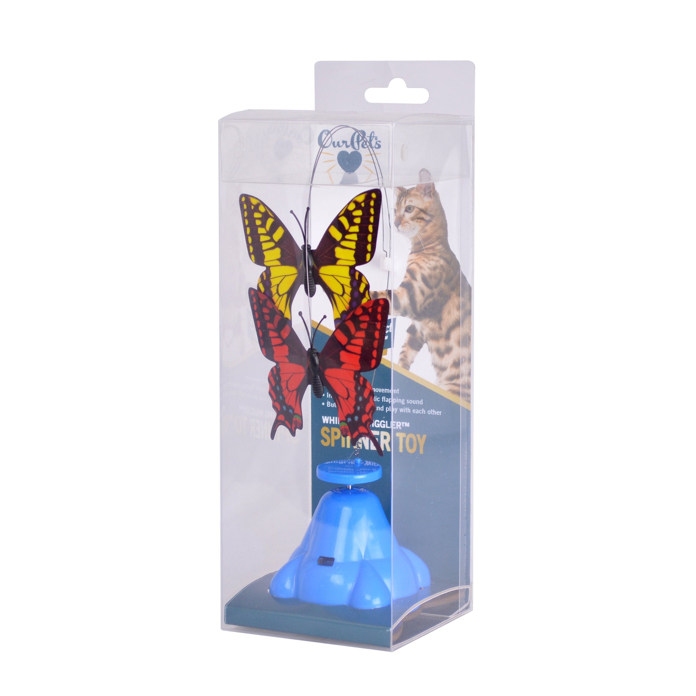 Ourpets Whirling Wiggler Spinner Cat Toy, Model: 1400013266