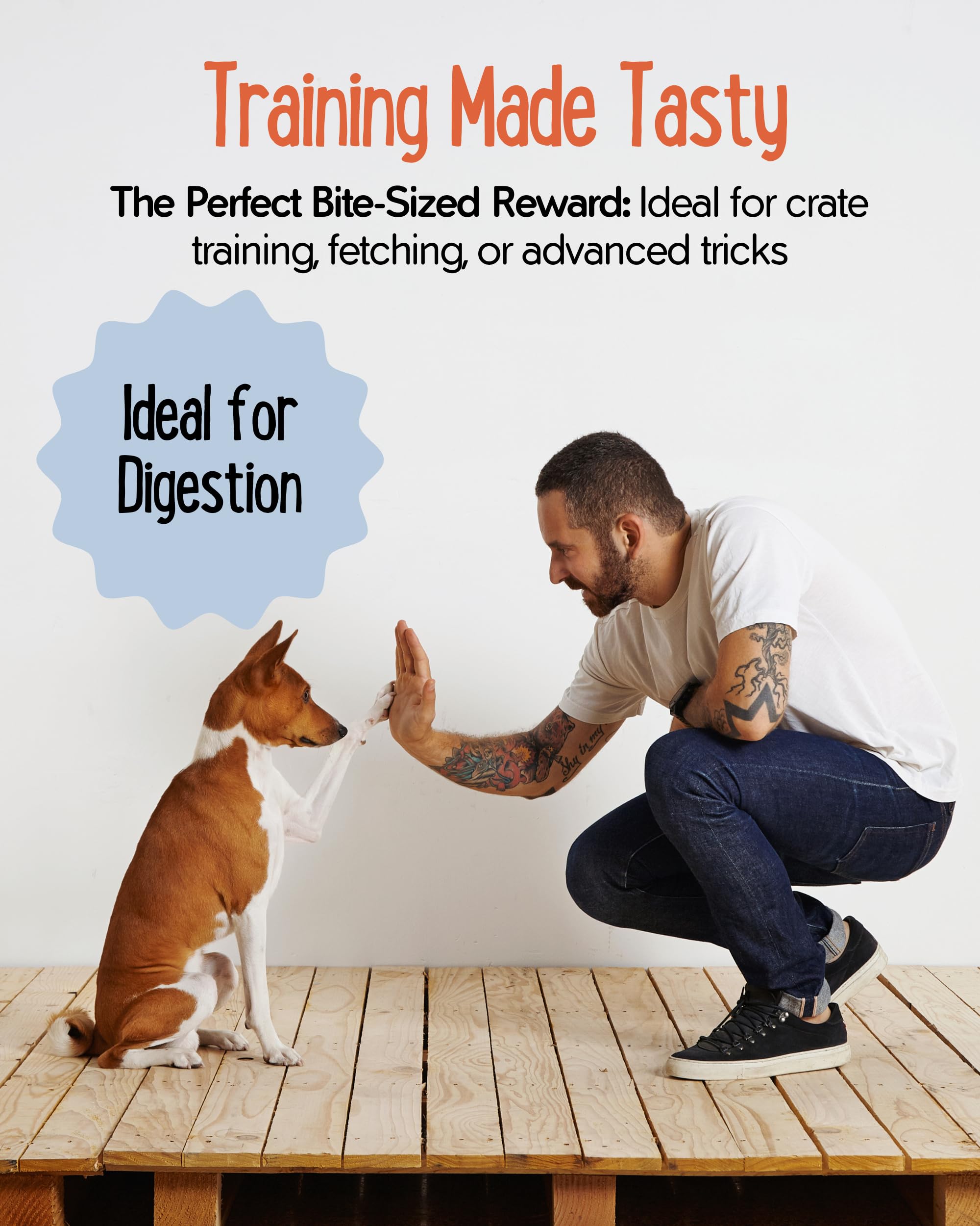Lick You Silly Freeze-Dried Chicken Liver Dog Treats | High-Protein Puppy Training Treats for Small, Medium, & Large Dogs | Grai