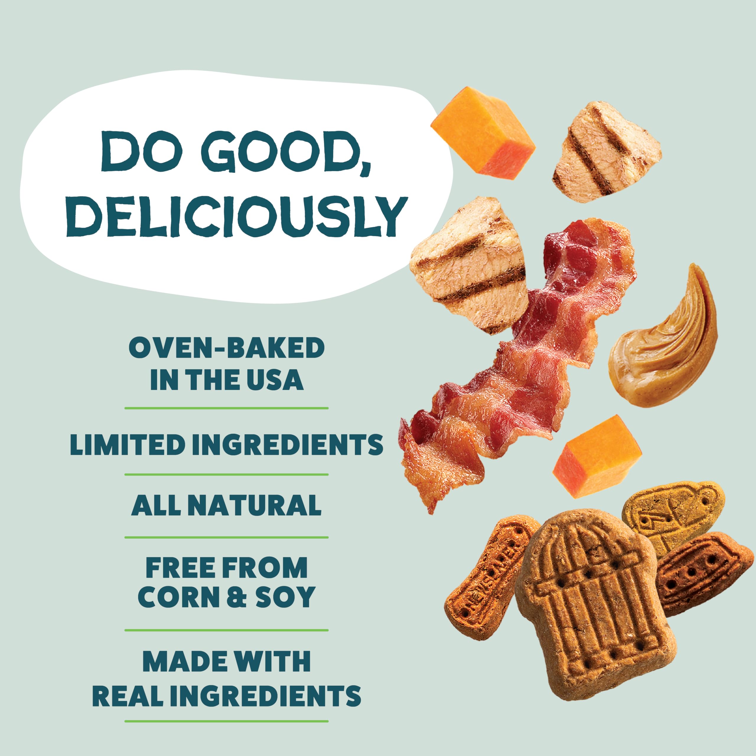 Shameless Pets Crunchy Dog Treats - Variety Pack 3 Boxes - Healthy Dog Biscuits & Cookies Treats for Small, Medium, and Large Do