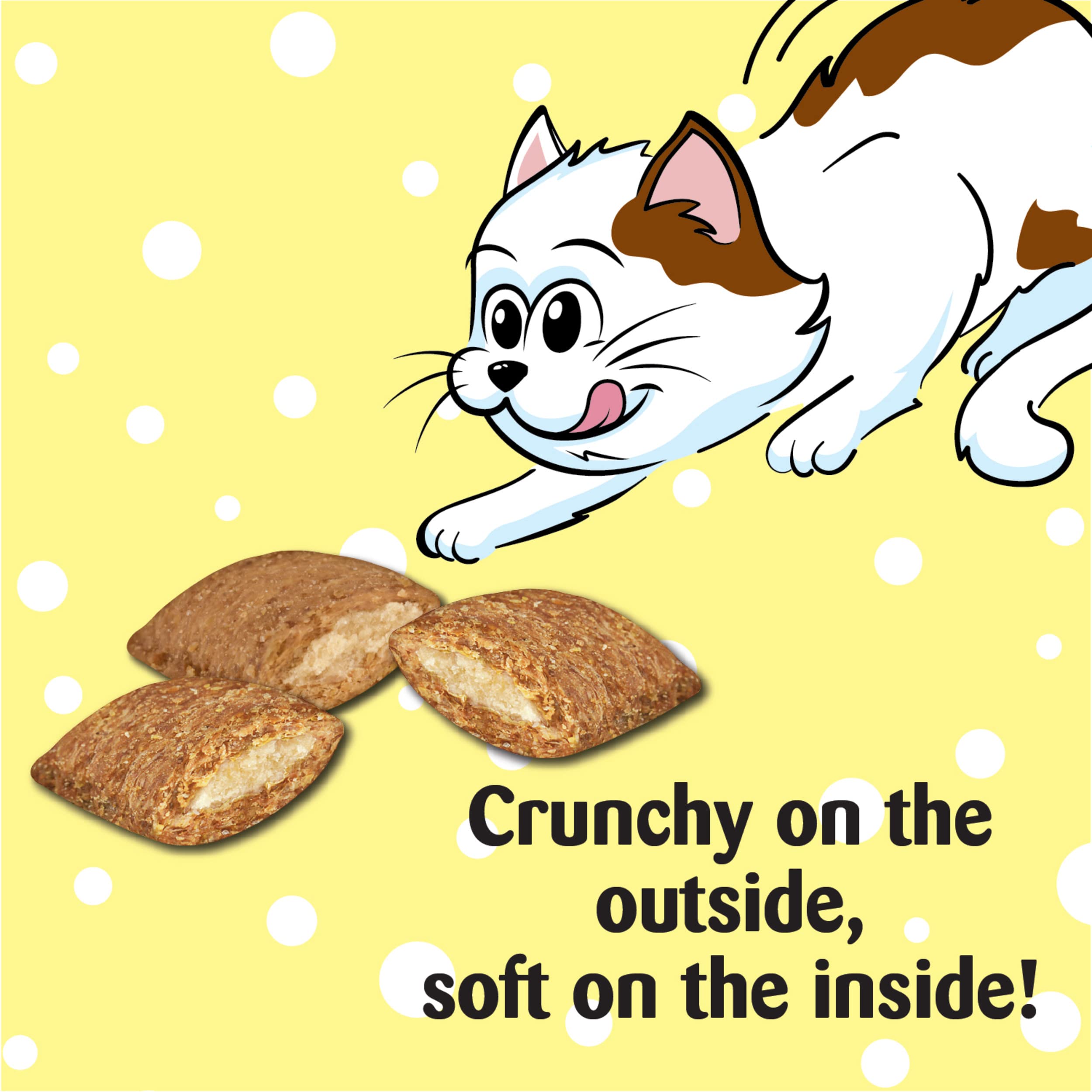 Temptations Kitten Crunchy and Soft Treats Chicken and Dairy Flavor, 6.3 oz. Pouch, (Pack of 10)