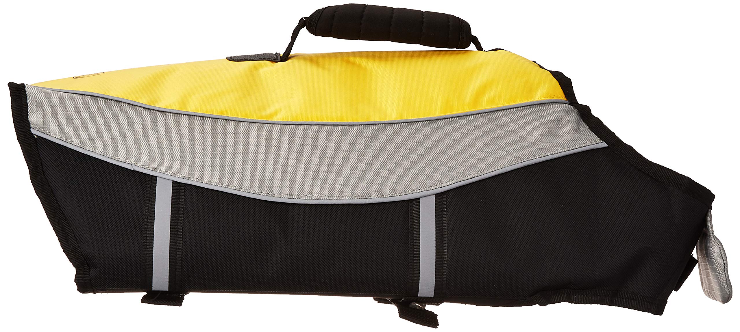 Alcott Water Adventure Life Jacket with Reflective Accents & Support Handle, Large, Neon Yellow (APL MA LG LJ)