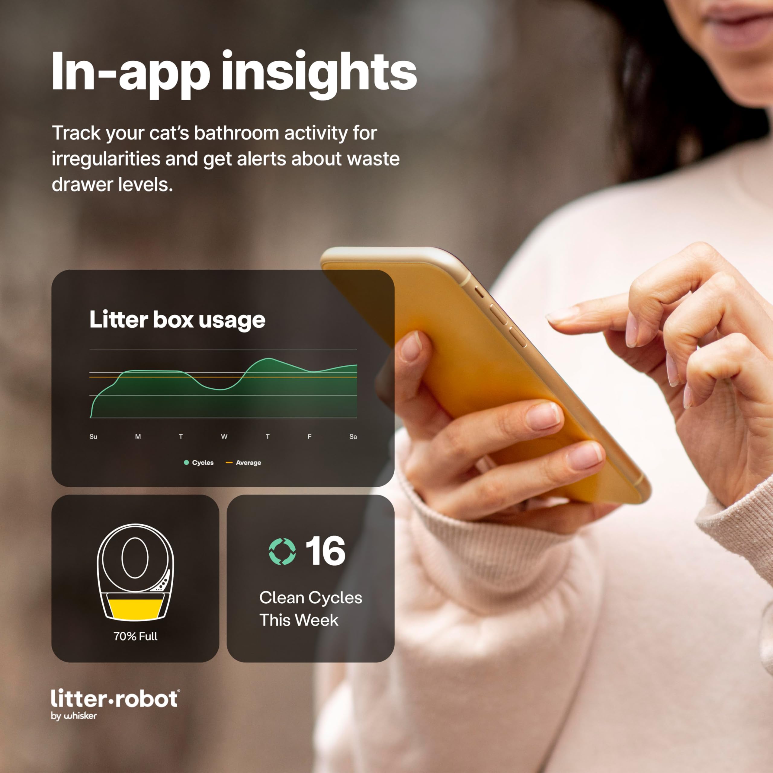 Litter-Robot 3 Ramp By Whisker, Grey Cat Ramp For Litter Box, Custom Fit, Reduces Tracking, Suitable For Small & Older Cats, Mad