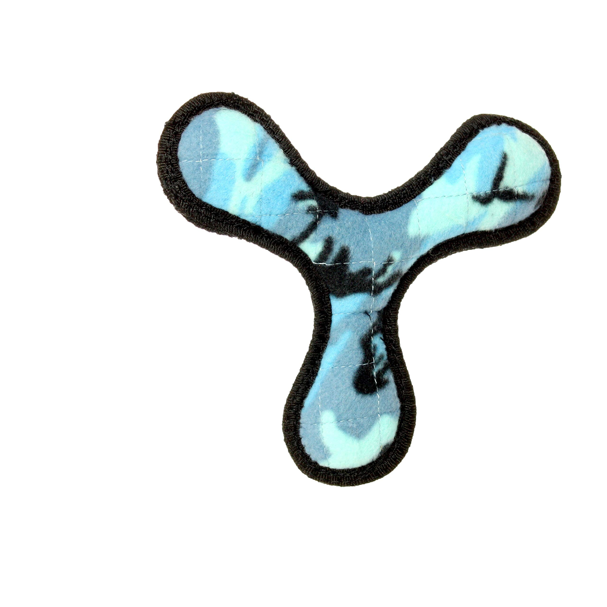 Tuffy - World'S Tuffest Soft Dog Toy -Ultimate Boomerang-Squeakers-Multiple Layers.Made Durable, Strong & Tough.Interactive Play(Tug, Toss & Fetch).Machine Washable & Floats (Junior, Camo Blue)