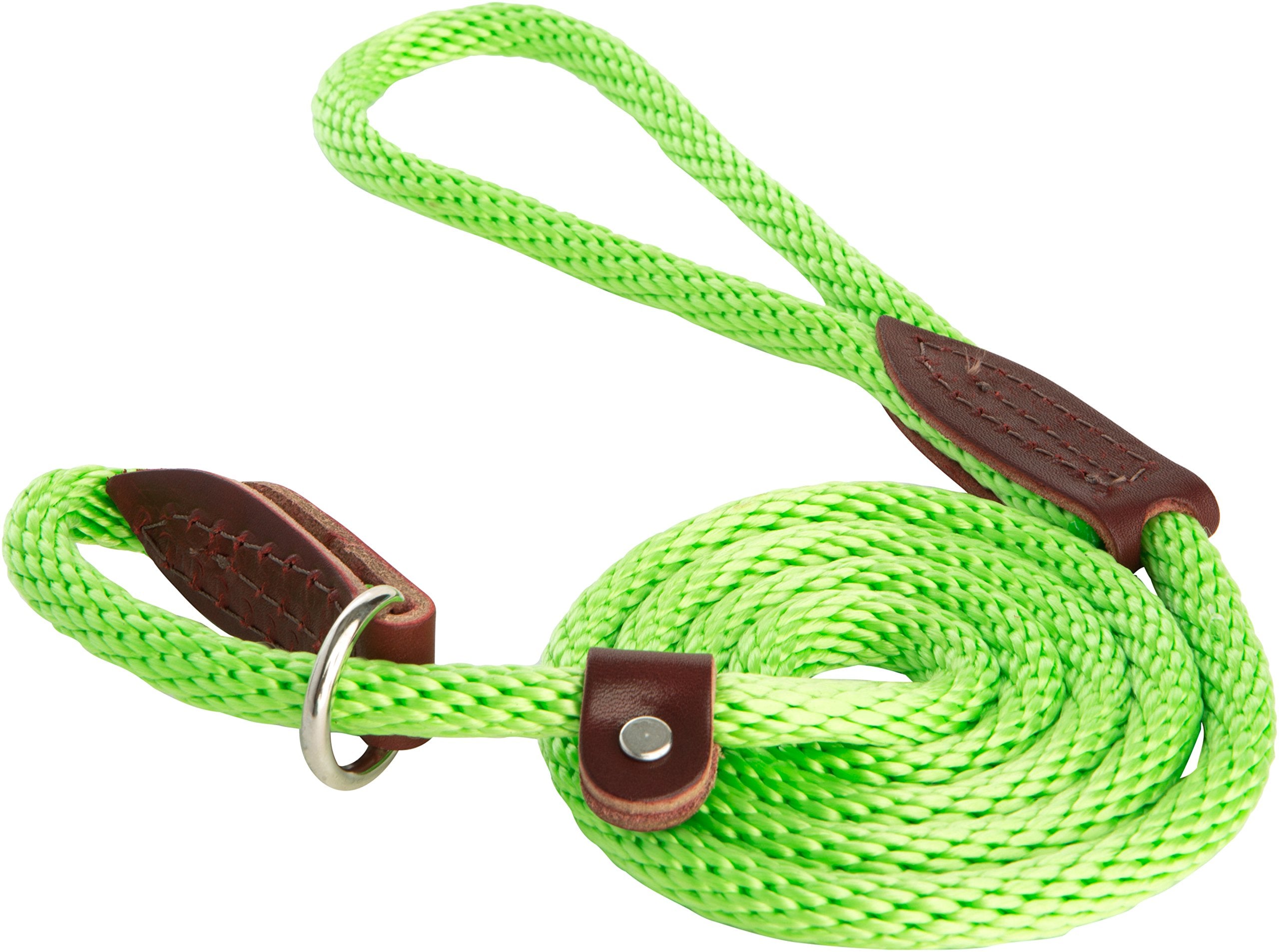 Omnipet British Rope Slip Lead For Dogs, 4', Lime Green
