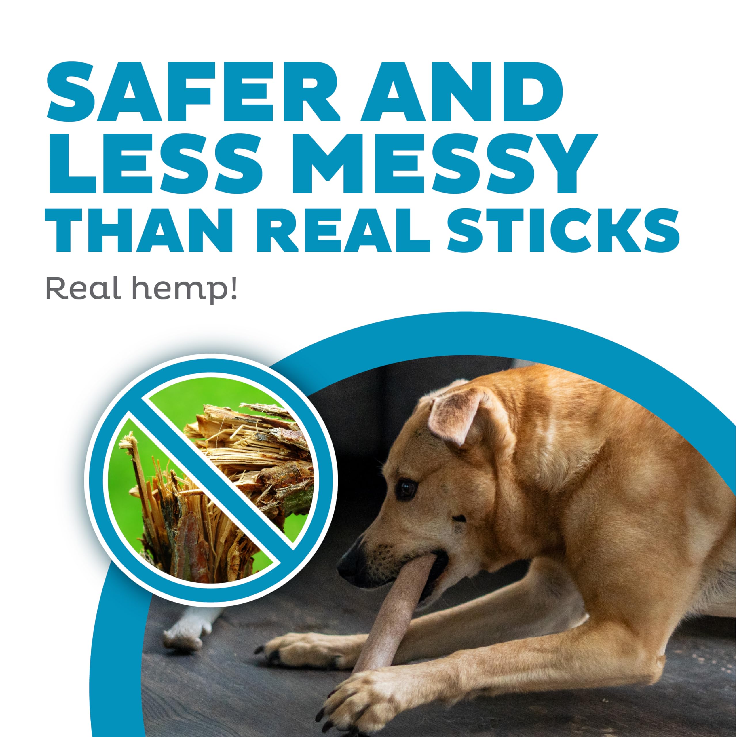 Petstages Newhide Alternative Dog Chew Toy, Medium (2 Piece)