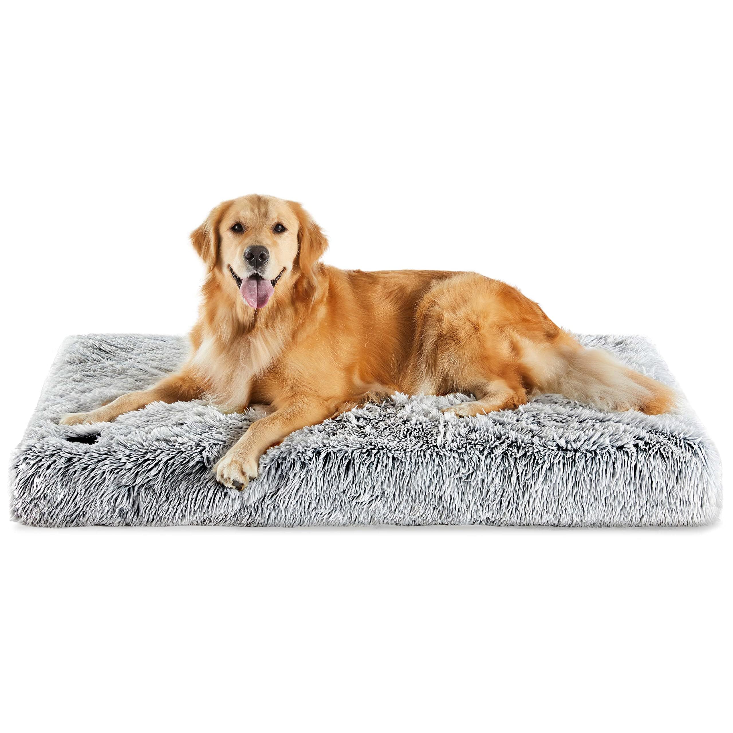 Western Home Large Dog Bed For Medium Large Dogs, Orthopedic Egg Crate Foam Dog Bed Waterproof Mattress With Removable Washable Cover, Dog Crate Bed With Non-Slip Bottom For Extra Large Dog