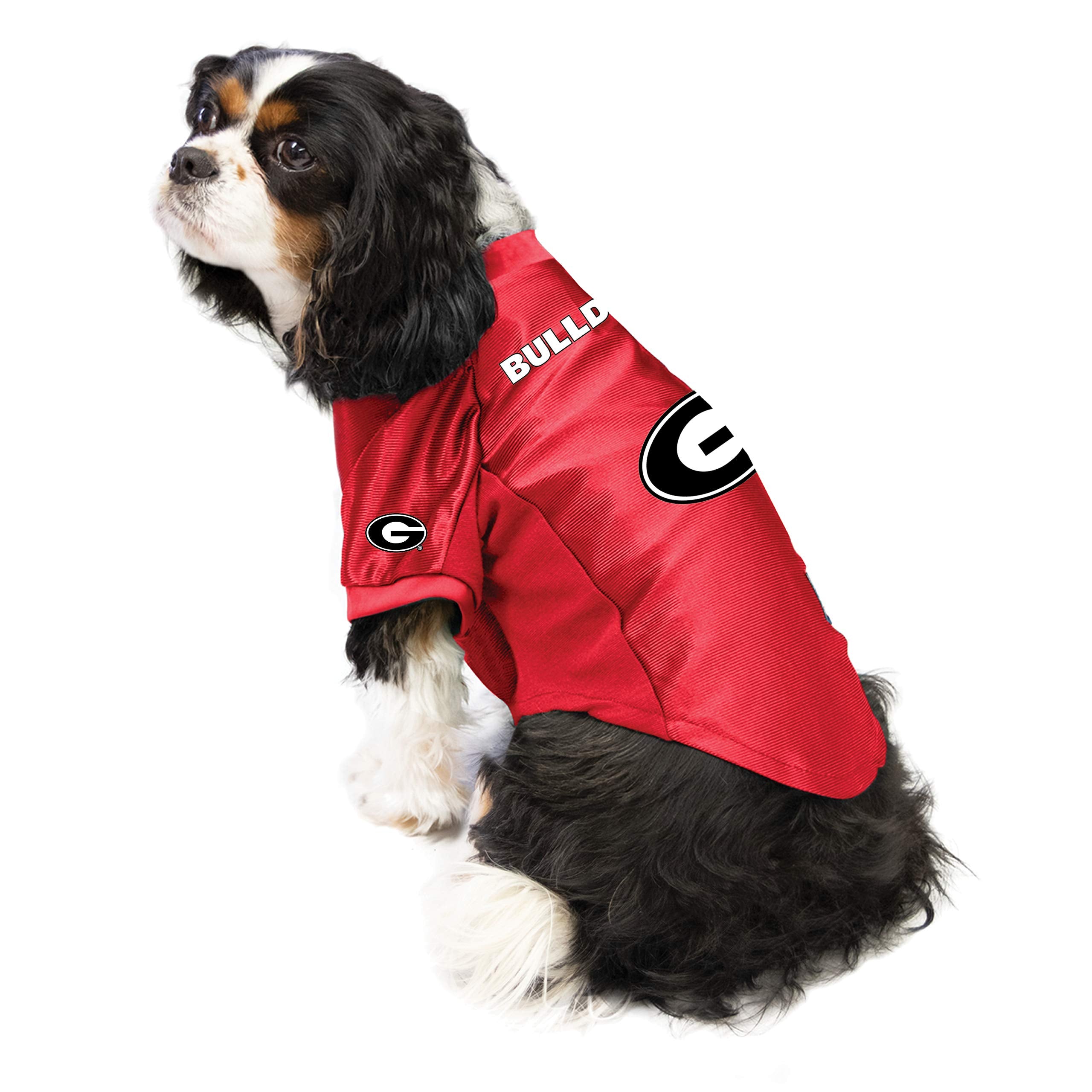 Georgia Bulldogs Pet Jersey Stretch Size Xl - Special Order