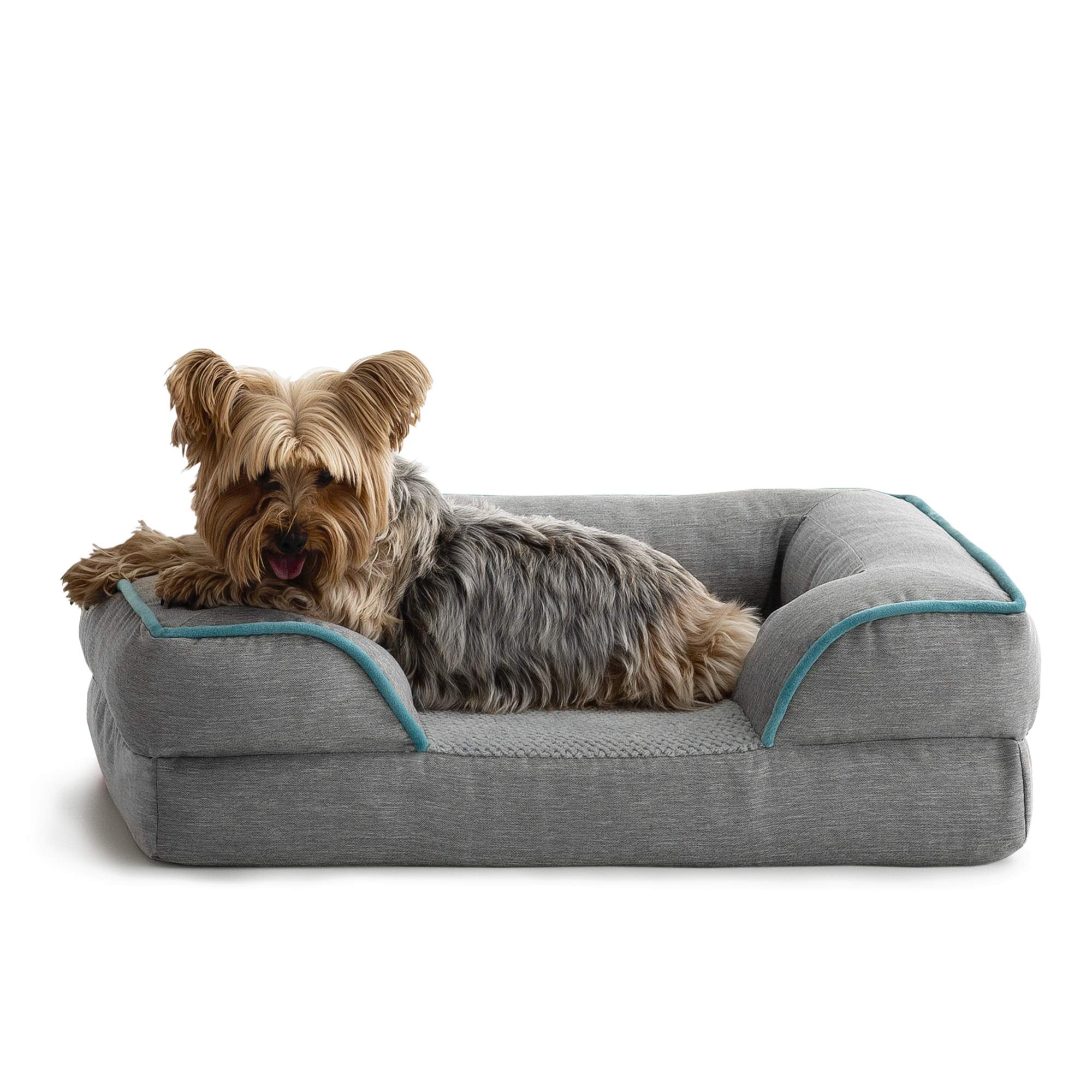 Brindle Orthopedic Dog Bed for Medium Dogs - Waterproof Dog Sofa Bed Medium, Supportive Memory Foam Pet Couch Bed with Removable