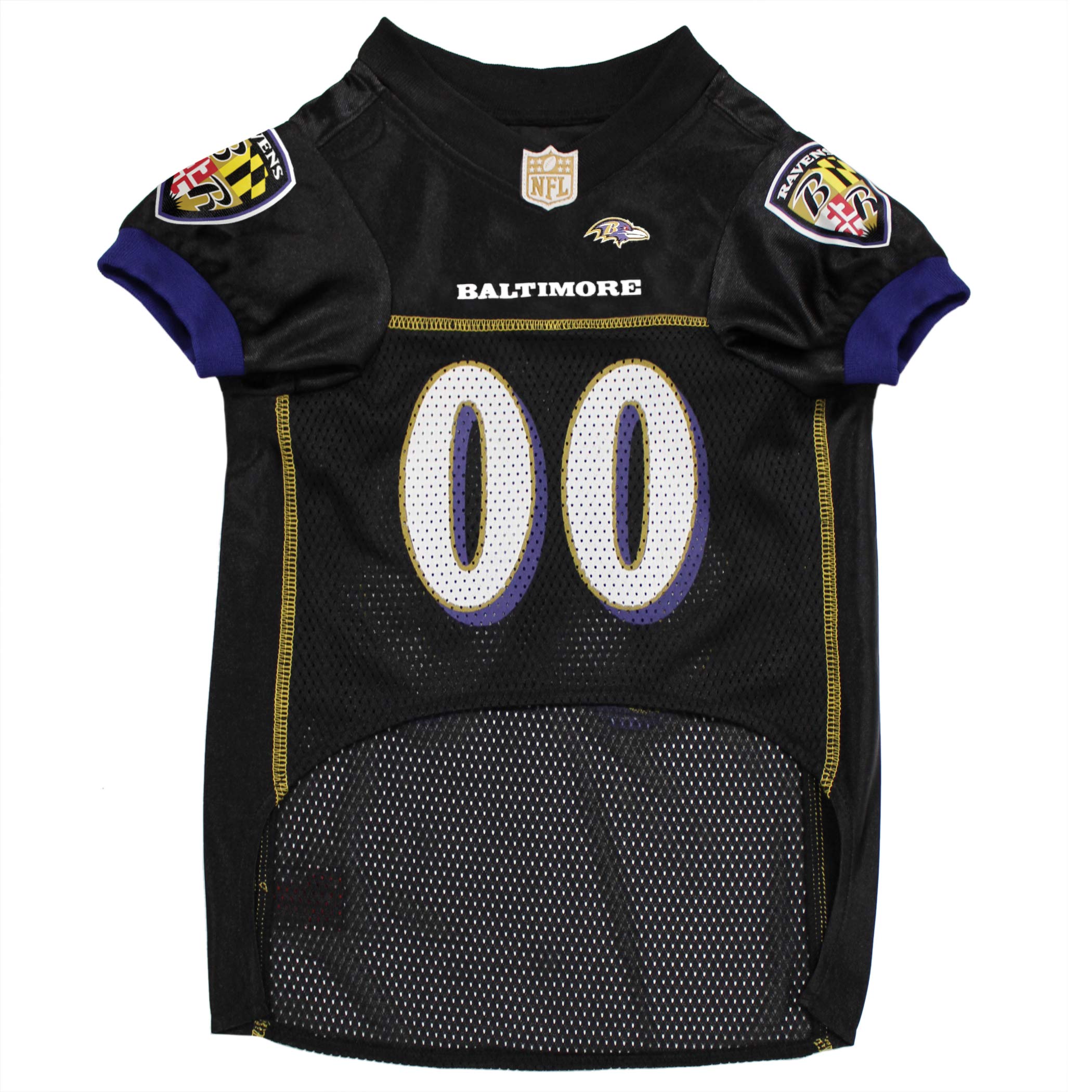 Nfl Baltimore Ravens Dog Jersey, Size: Xx-Large. Best Football Jersey Costume For Dogs & Cats. Licensed Jersey Shirt.
