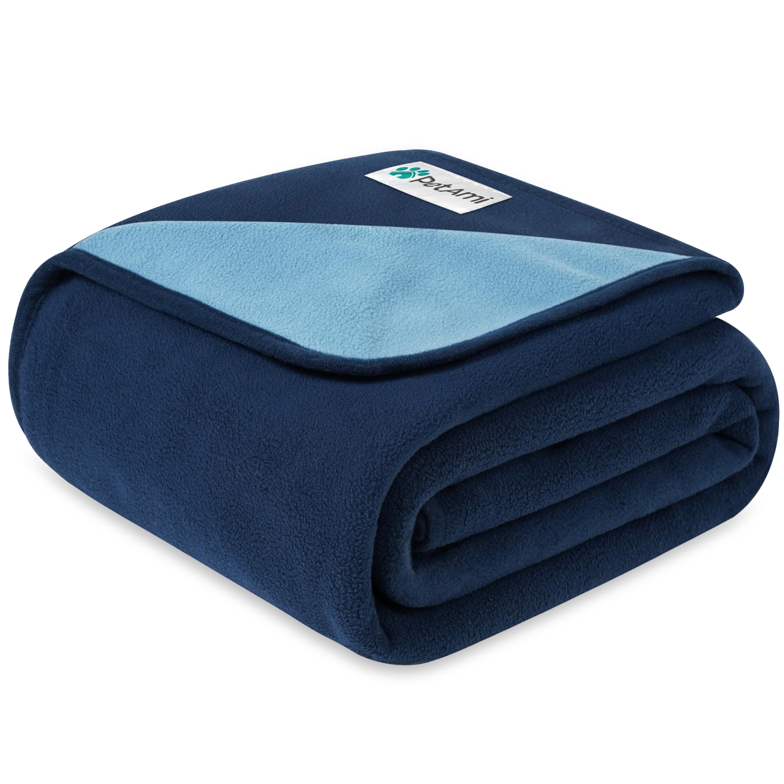 PetAmi Waterproof Dog Blanket for Couch, Pee Proof Reversible Cat Blanket for Sofa Bed Furniture Protector, Soft Fleece Washable