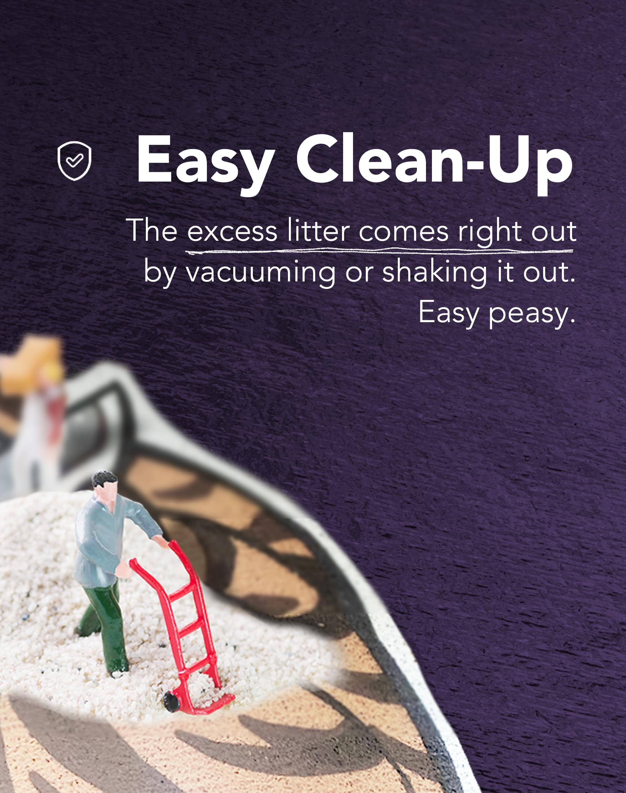 Lukamoo Cute Cat Litter Mat (30''X20''), Extra-Large/Xl, For Kitty Litter & Cute Cat Litter Box, Litter Trapping Mat (Large (30'