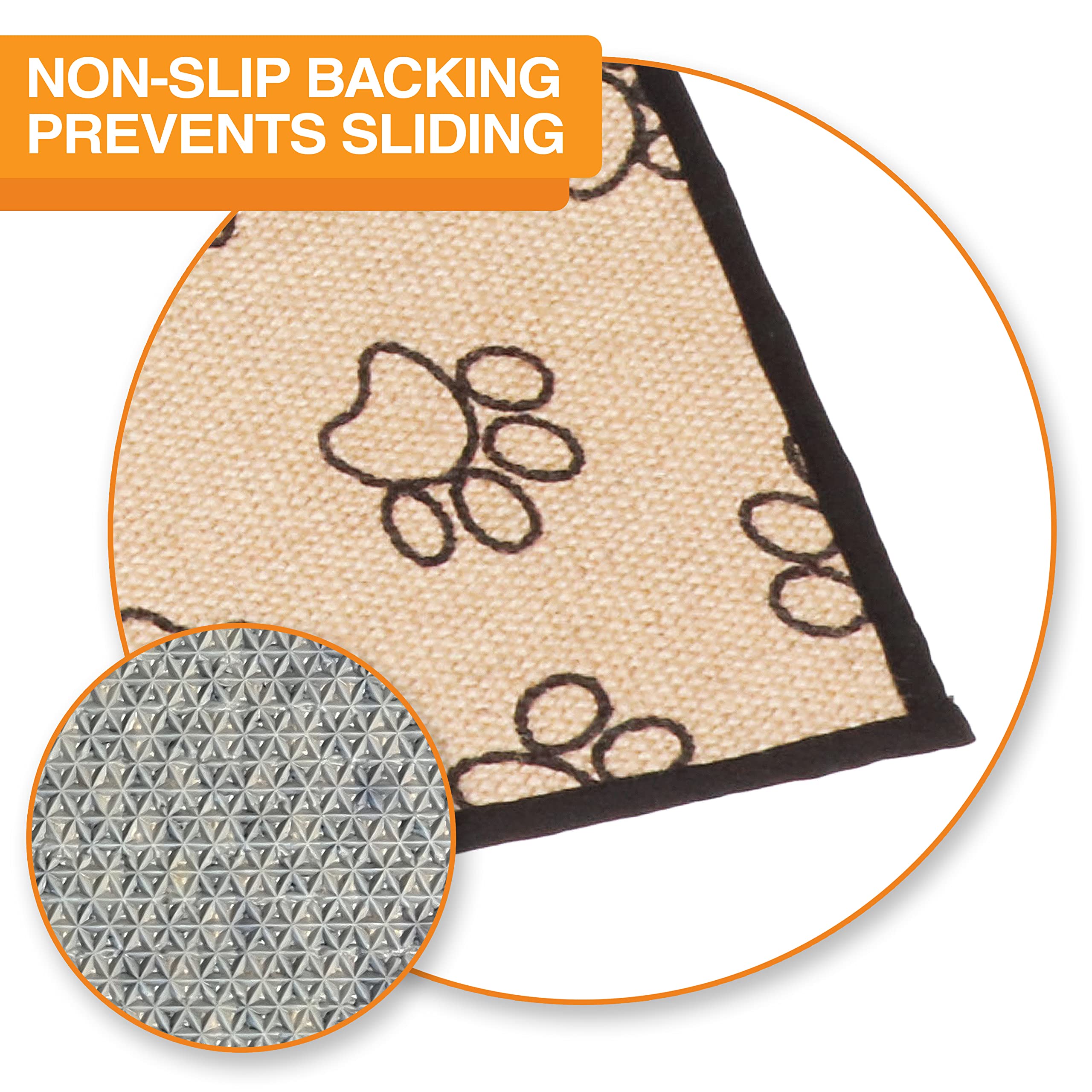 Neater Pets Jute Litter Trapping Mat, Eco-Friendly Plant-Based Material Catches Mess From Kitty Litter Box To Protect Floors, So