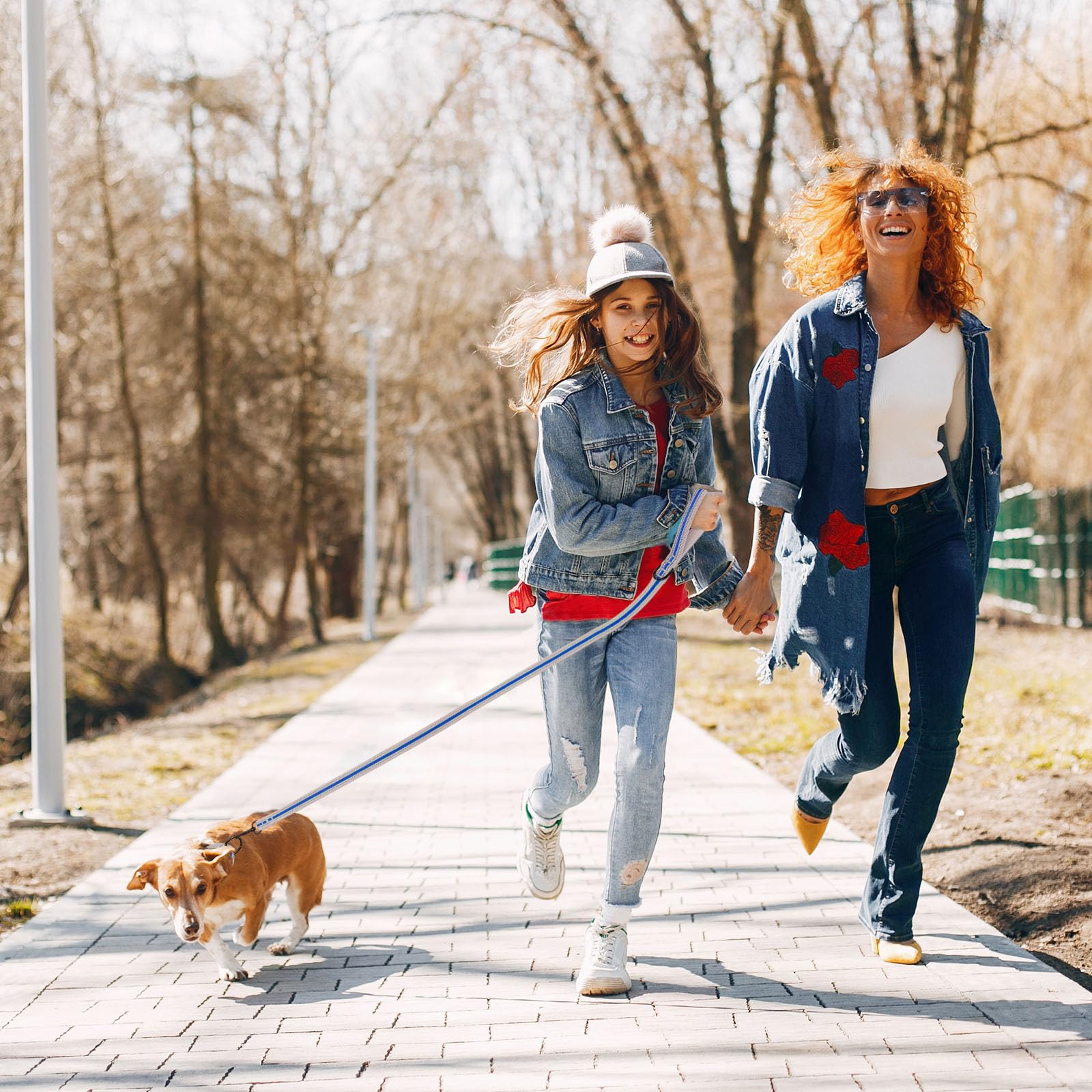 Martingale Collar For Dogs,Soft Neoprene Padded Reflective Martingale Collar And Leash Set Safety Buckle Nylon Martingale Collar