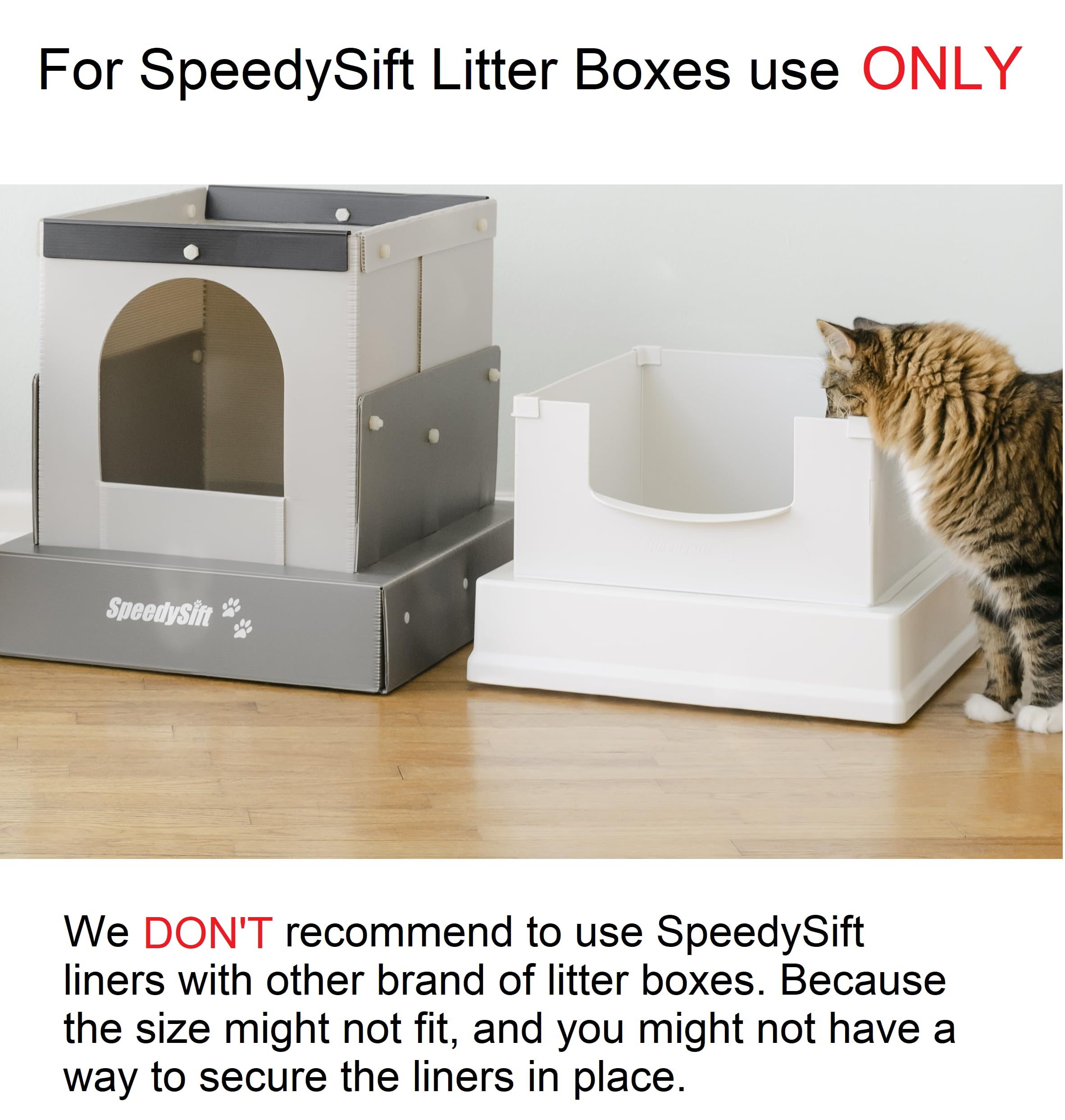 SpeedySift Standard Sifting Liner Refills, 35   x31   , 12 Pack (168 Counts)