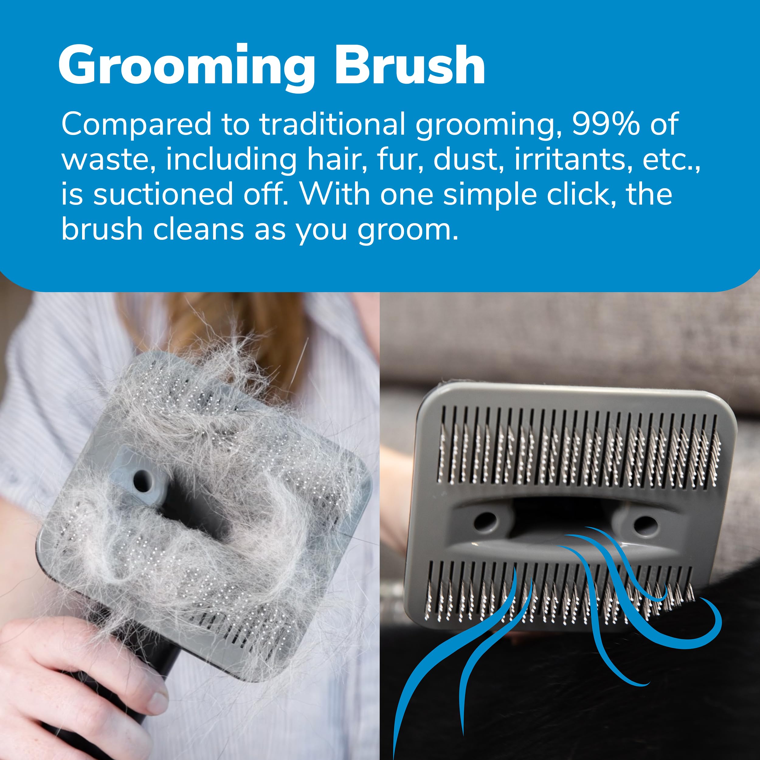 Furme Professional Pet Grooming Vacuum Kit - Cat & Dog Grooming Kit For Easy Pet Care At Home, Quiet & Safe Dog Hair Remover Machine With Brush, Clipper, Shedding & Cleaner Tools & 2L Canister