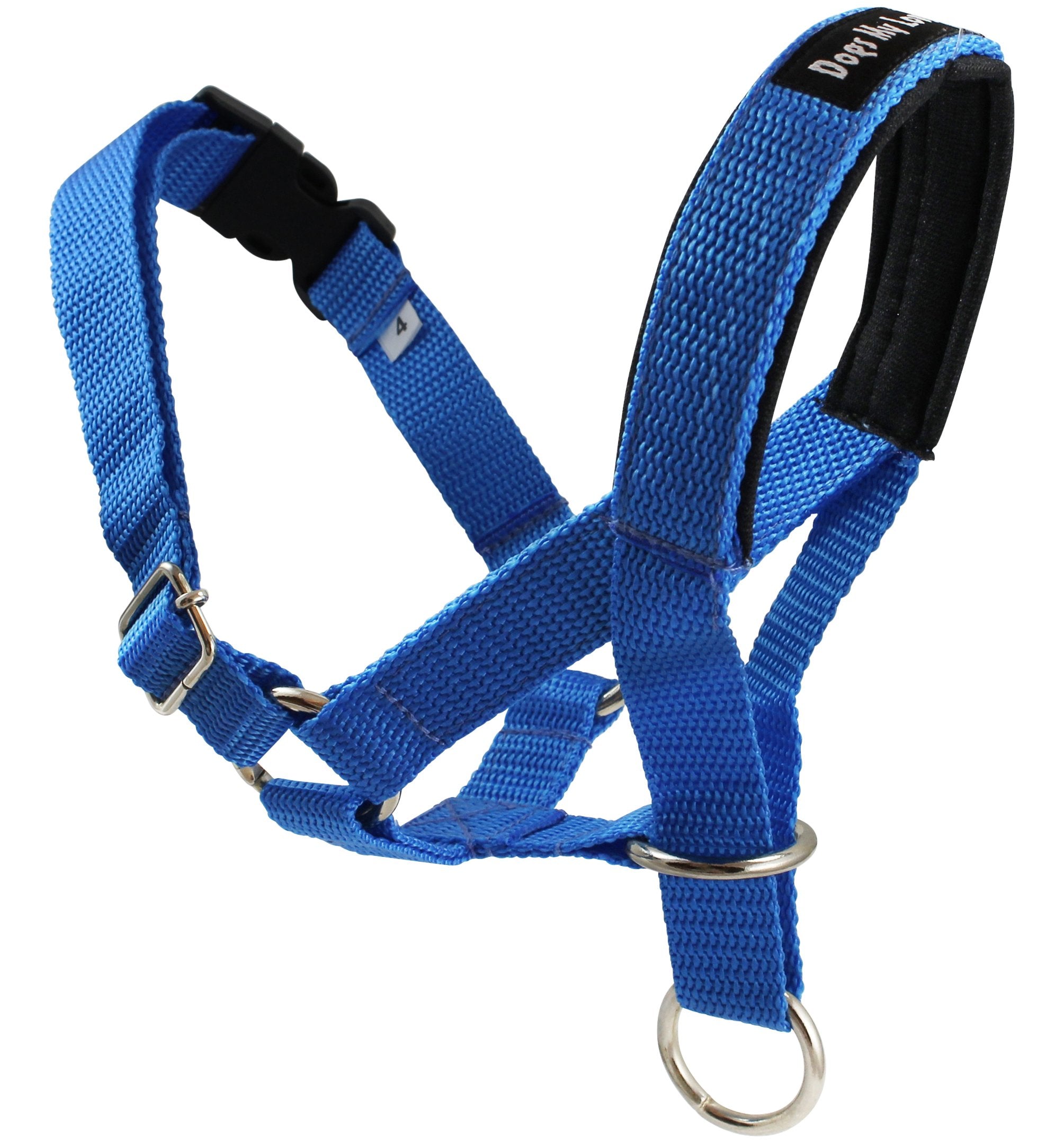 Dog Head Collar Halter Blue 5 Sizes (XXL: 14-16 Snout)