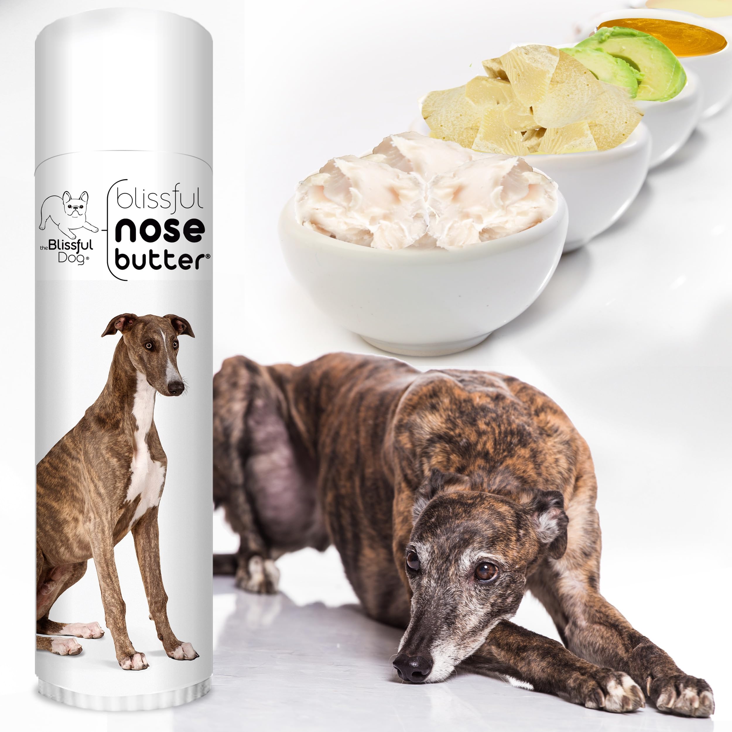 The Blissful Dog Greyhound Unscented Nose Butter - Dog Nose Butter, 0.50 Ounce