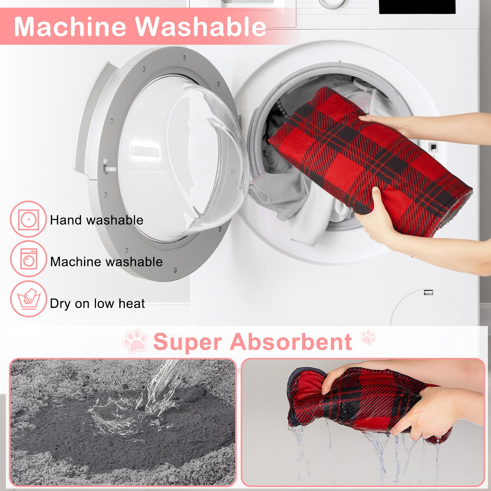Quick Drying Dog Robe - Super Absorbent Bathrobe Towel, Cute Thickening Bath Supplies, Adjustable Drying Coat, Wearable On Both