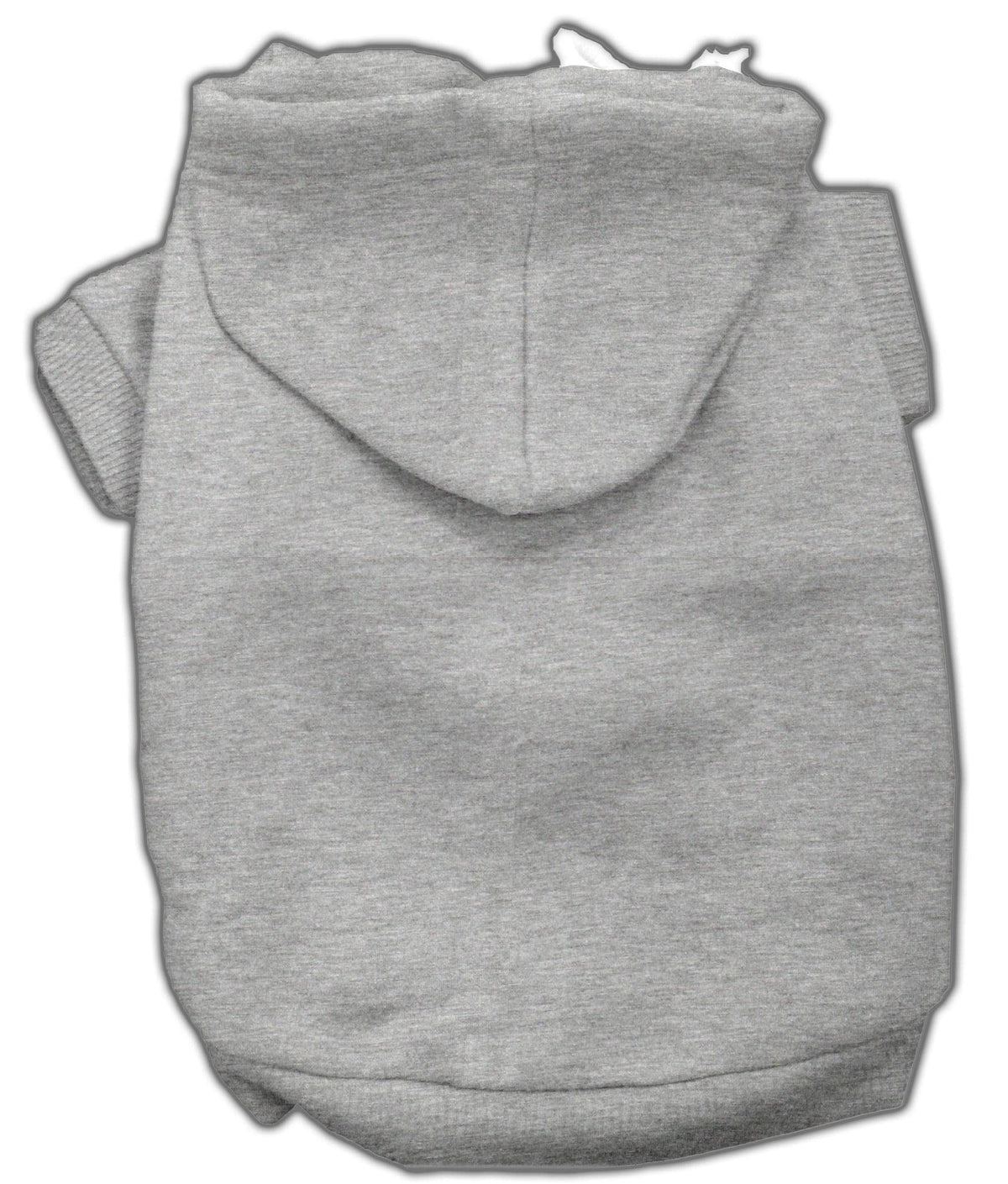 Blank, Plain Dog Hoodie for Pets 20-115 Pounds Gray XXXL (25-35 lbs)