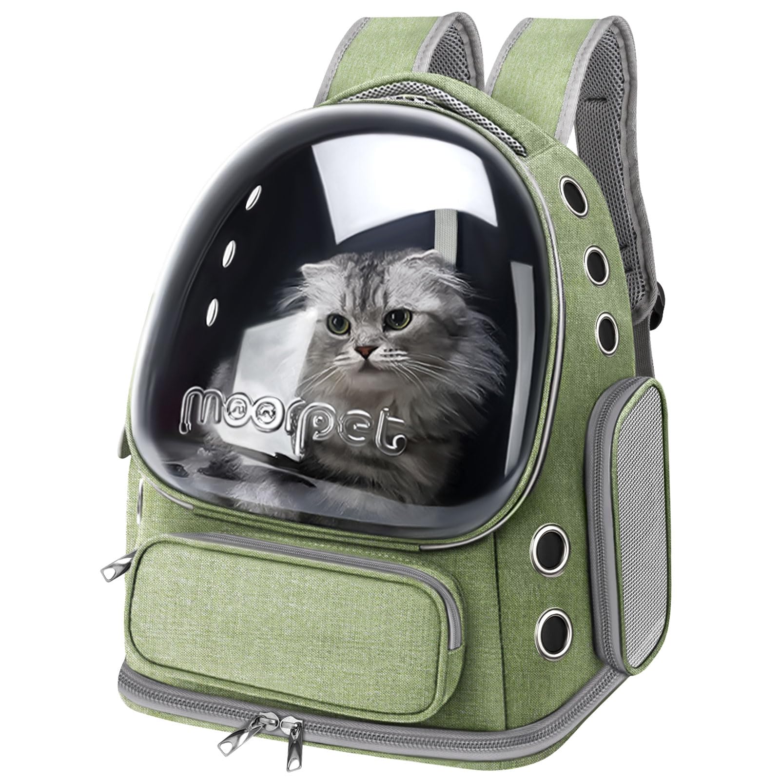 Cat Backpack Carrier, Breathable Cat Bubble Backpack Large Space Cat Carrier Backpack For Kitty Small Dog, Foldable Airline Appr