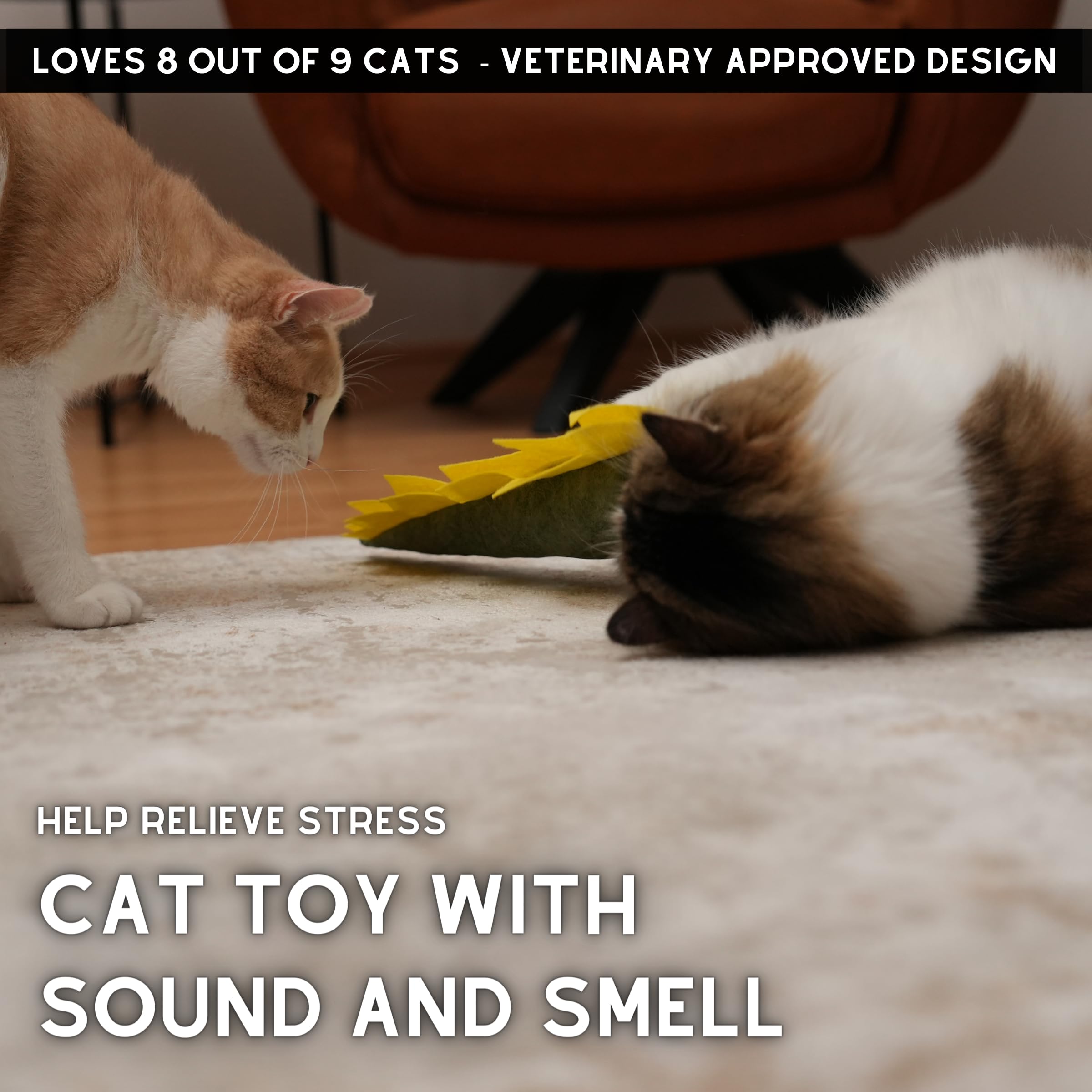 pawdaz Large Cat Toy Dino - Catnip Matatabi Silvervine Filled Help Relief Stress Interactive Indoor Cat Kicker (Green)