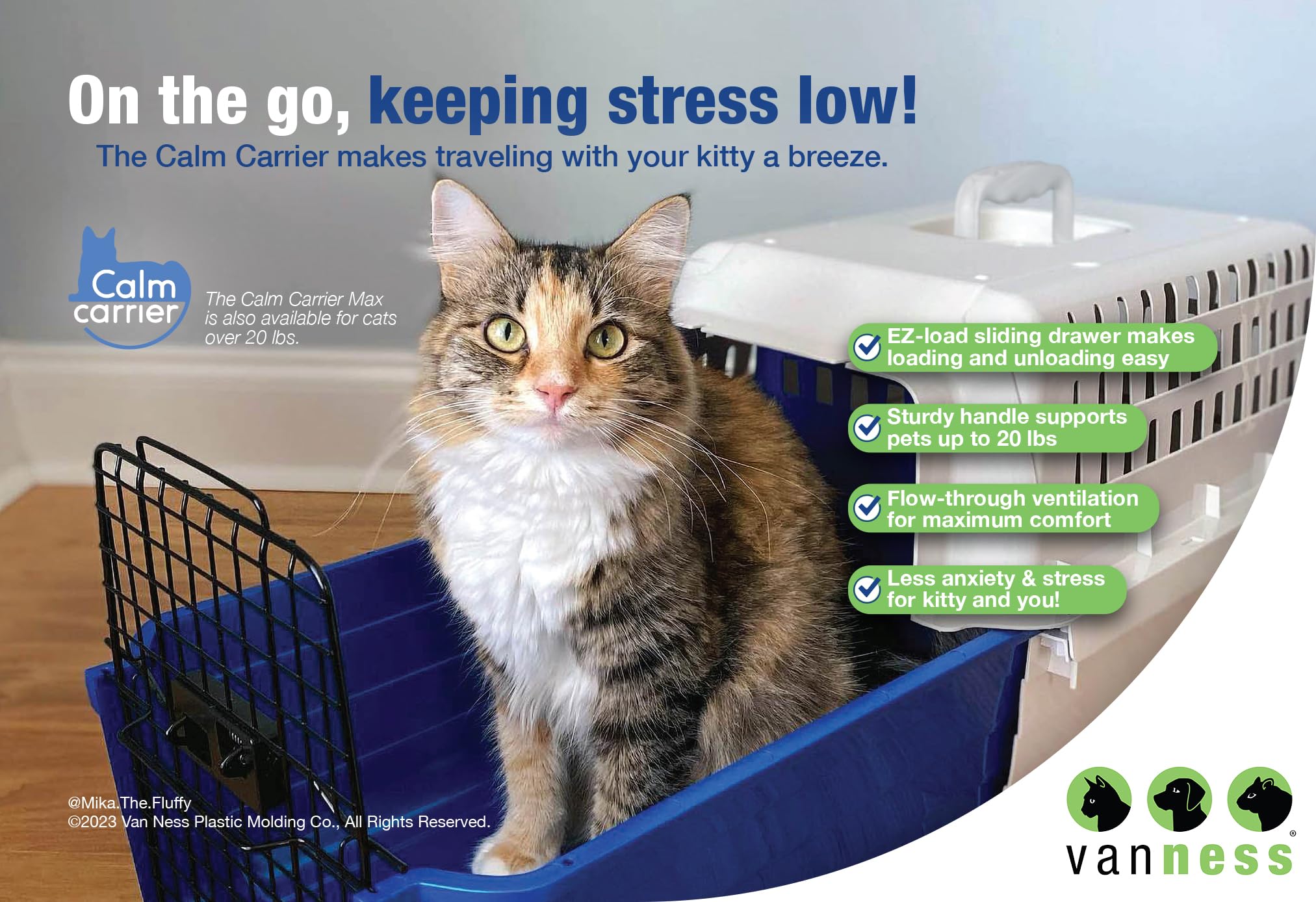 Van Ness Calm Carrier (For Cats Up To 20 Lbs.)