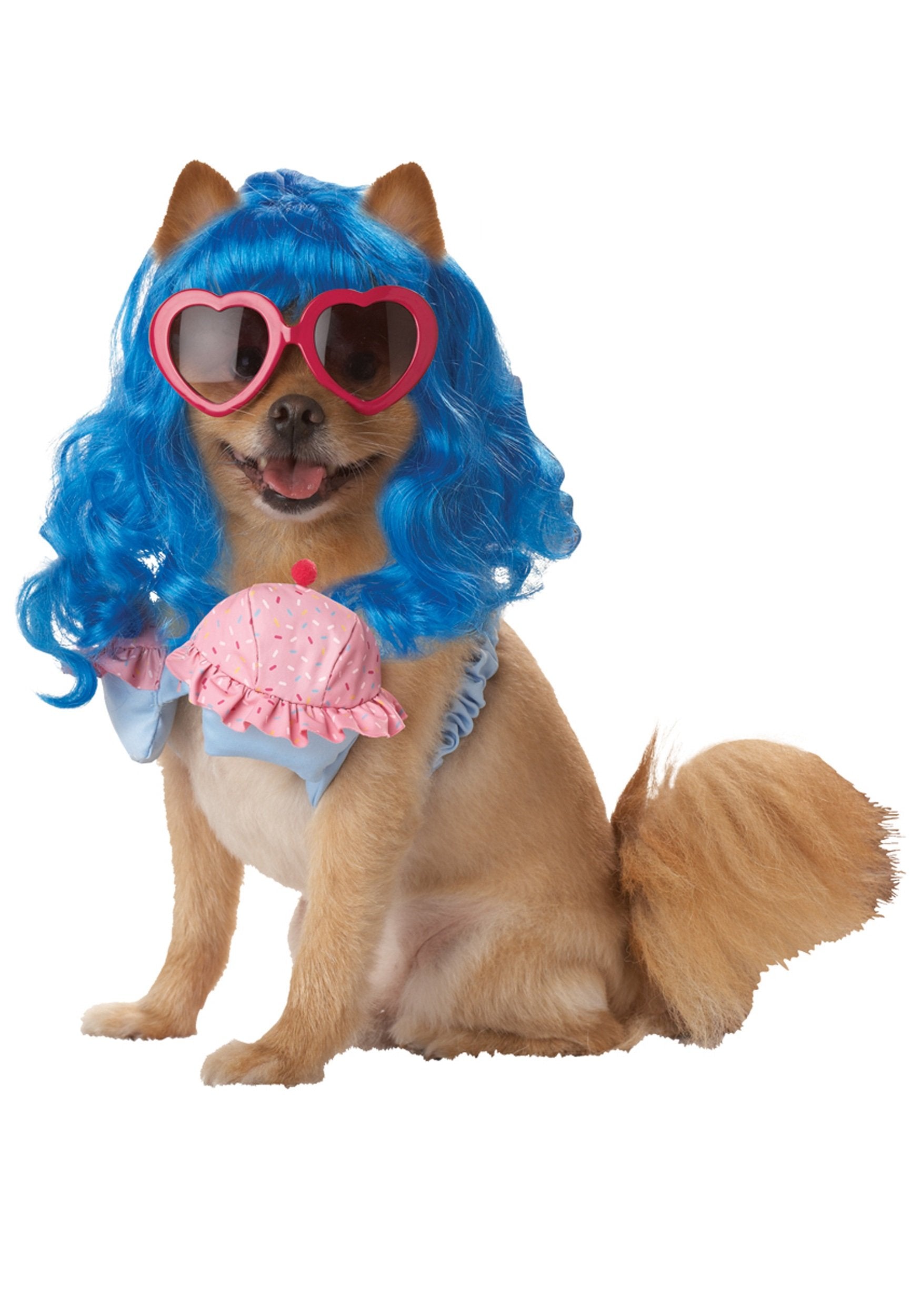 California Costume Collections Pet Cupcake Girl Dog Costumes, Blue/Pink, Small Us