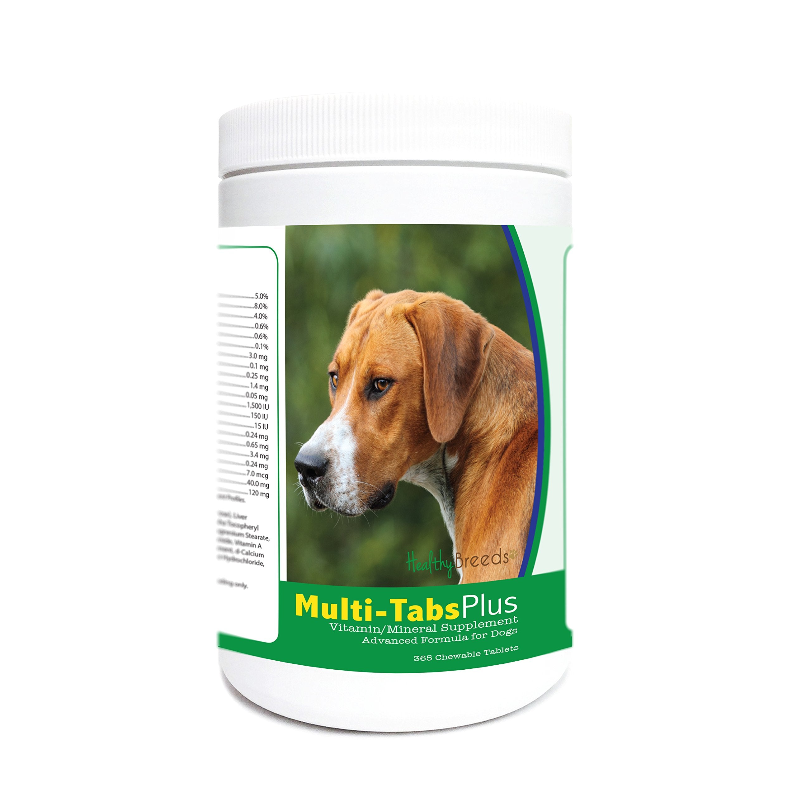 Healthy Breeds English Foxhound Multi-Tabs Plus Chewable Tablets 365 Count