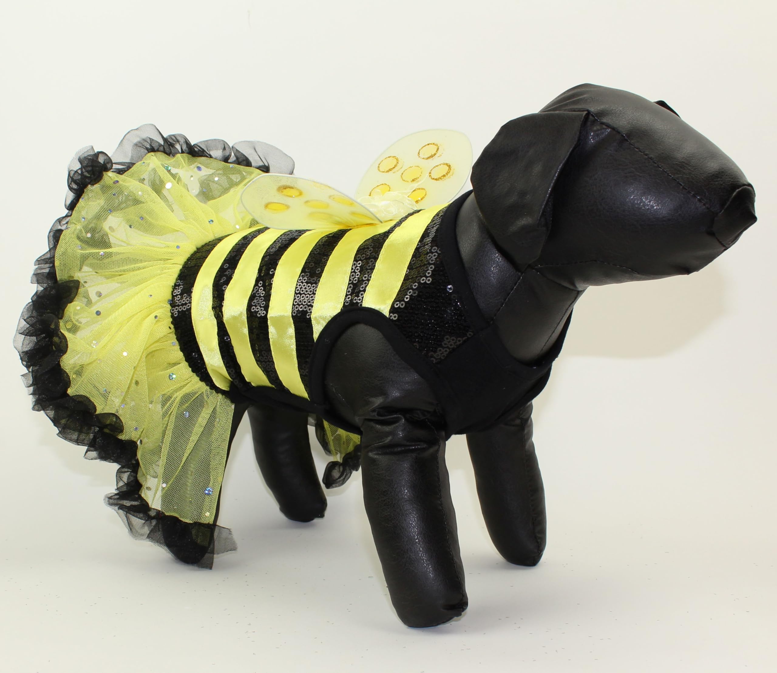 Bumble Bee Costume Dress For Dogs Xs
