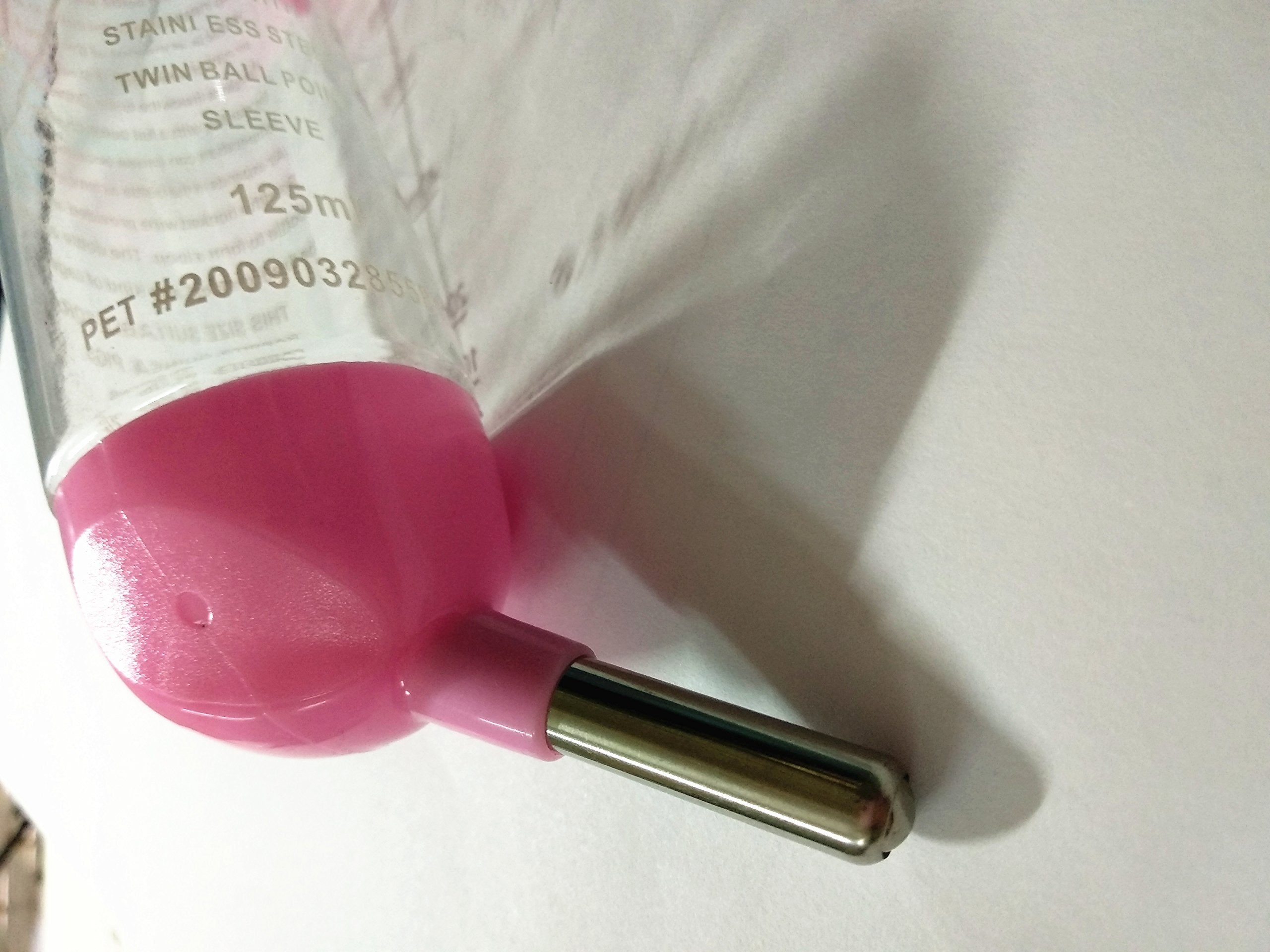 Hypeety Hamster Water Bottle 125ML - No Drip Guinea Pig & Small Animal Feeder, Random Color, Ideal for Syrian & Dwarf Hamsters, Gerbils