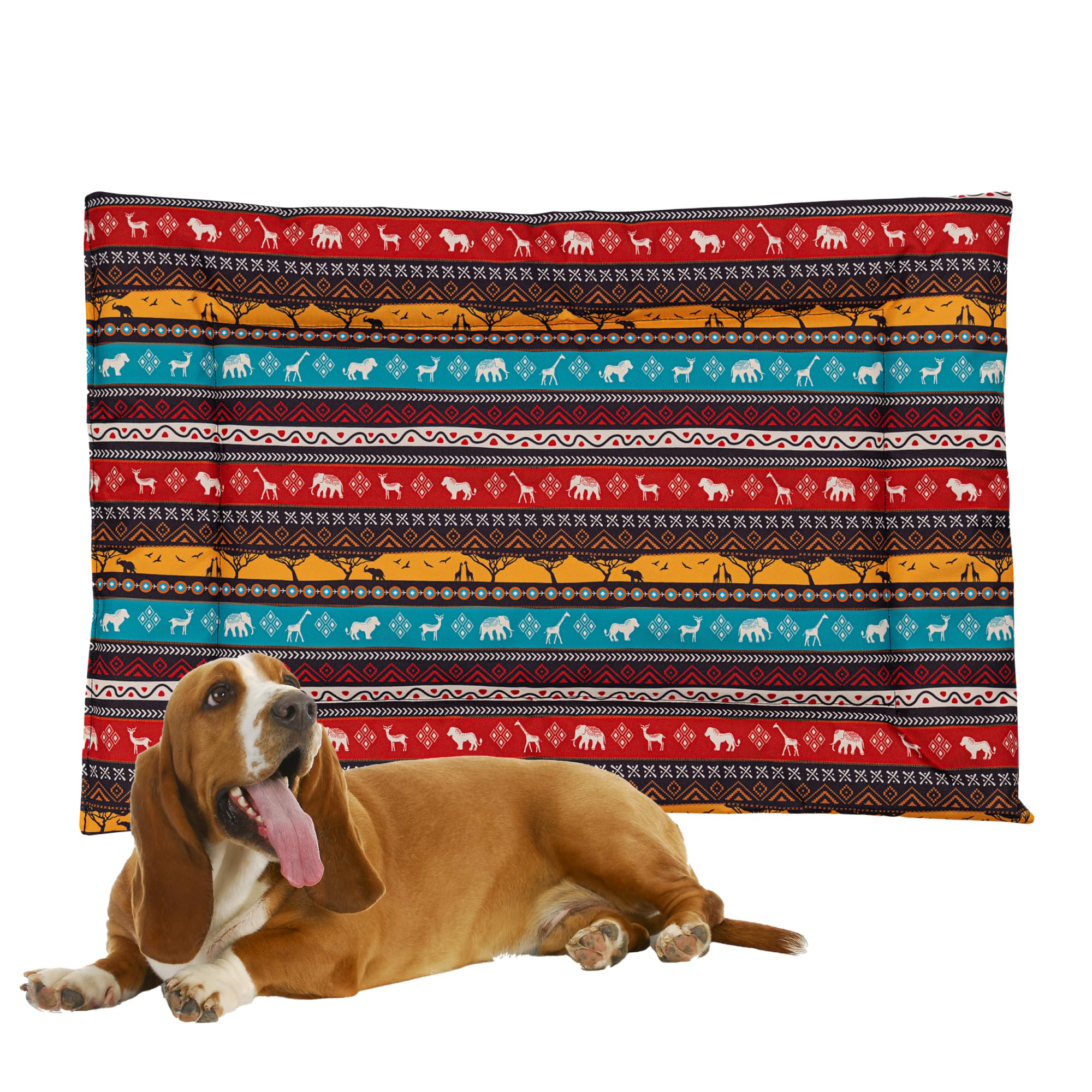 Downtown Pet Supply Dog Crate Pad, 29' X 20' - Waterproof, Ripstop Nylon Dog Crate Mat Chew Proof And Machine Washable - Kalah