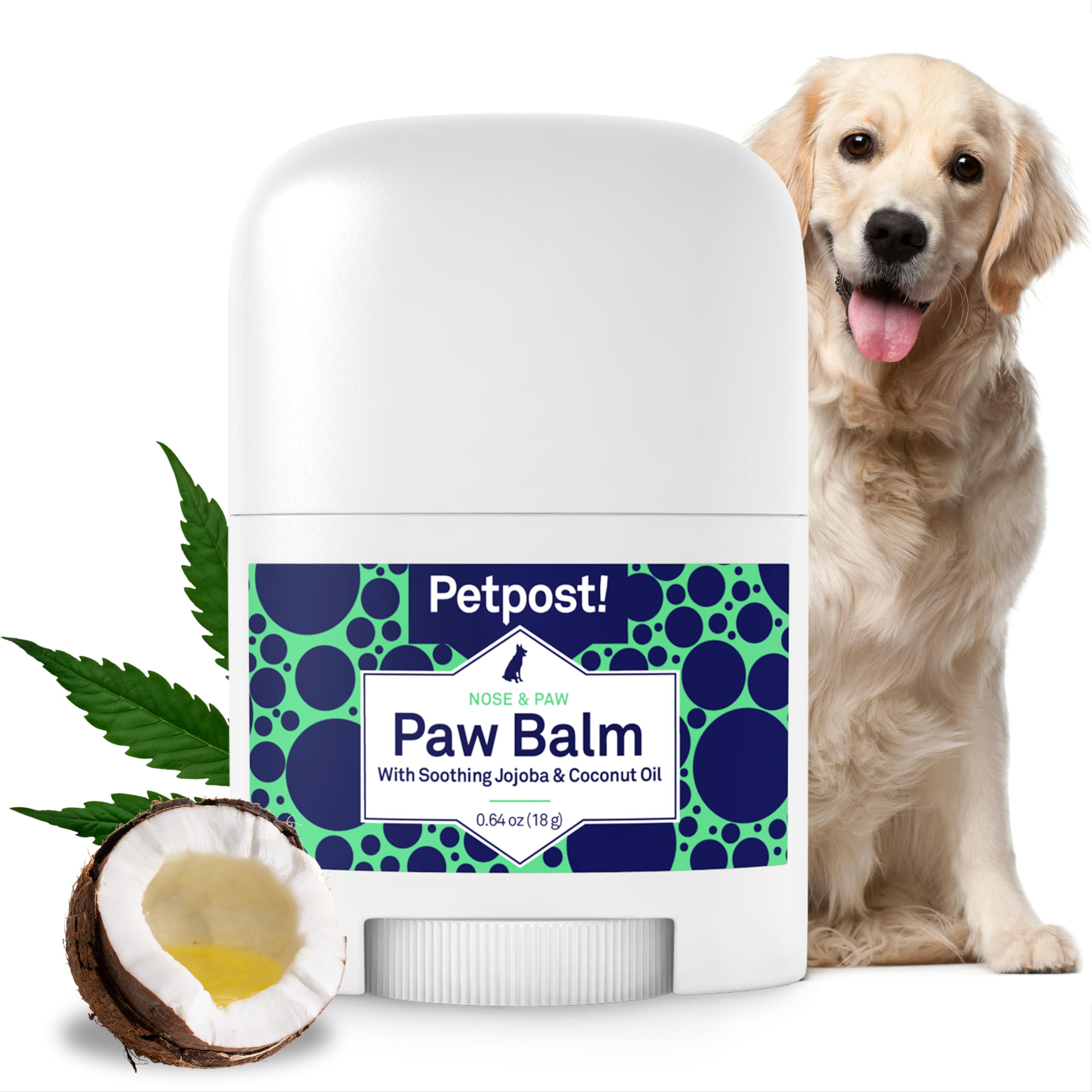 Petpost | Paw Balm for Dogs - Nourishing Cream Soothes Itchy, Dry Dog Paws with Moisturizing Ingredients - Organic Coconut Oil, 