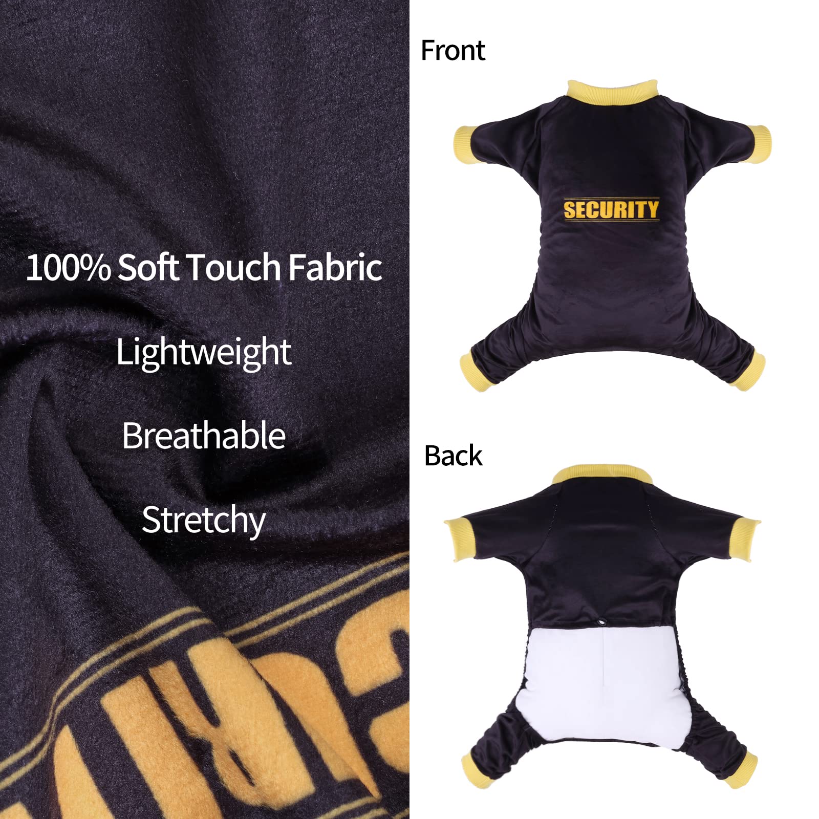 Cutebone Dog Pajamas Security Soft Cat Clothes Cute Puppy Apparel Doggie Outfit Pet Pjs Onesie P264S